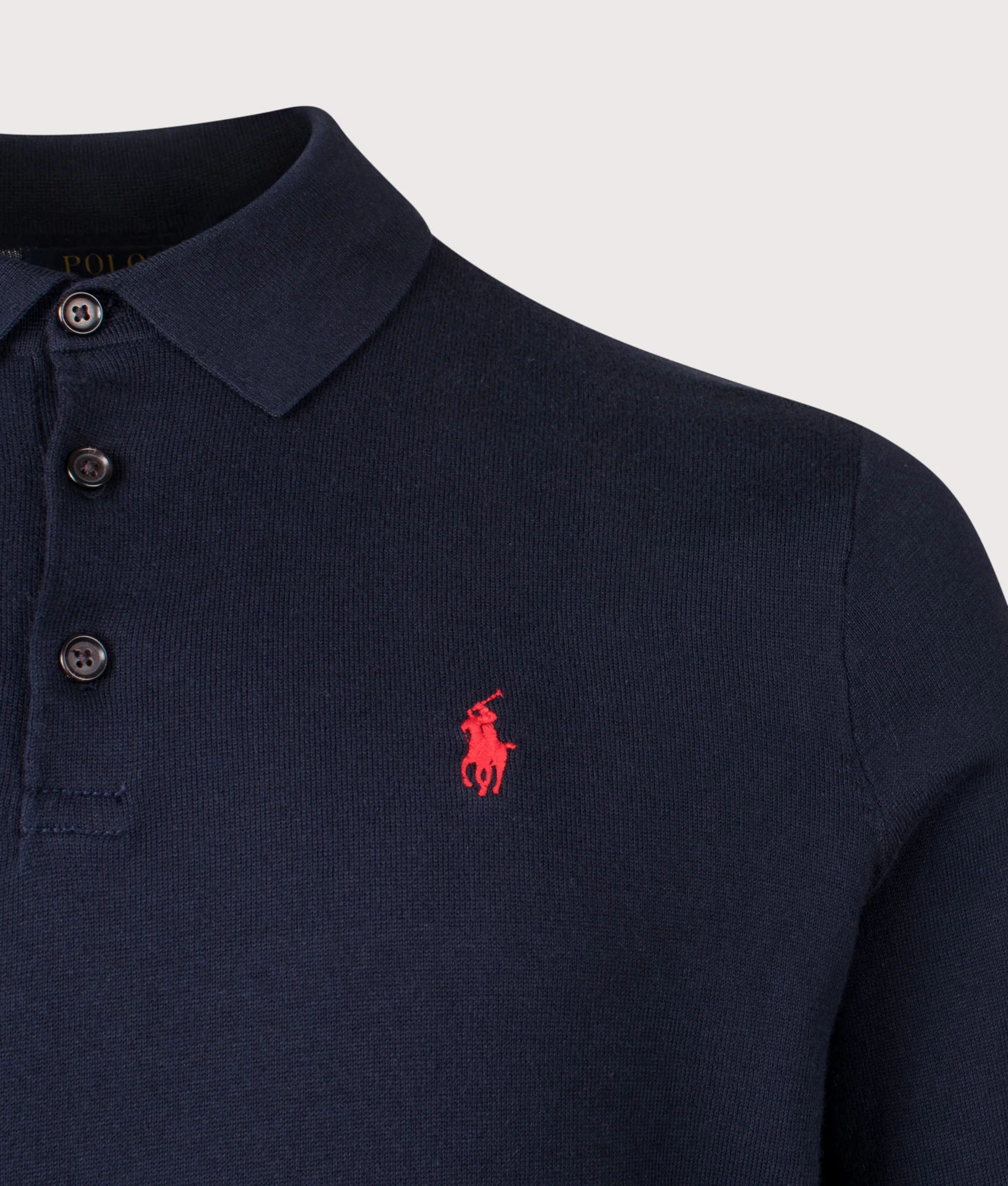 Polo Collar Knit Jumper - Image 2
