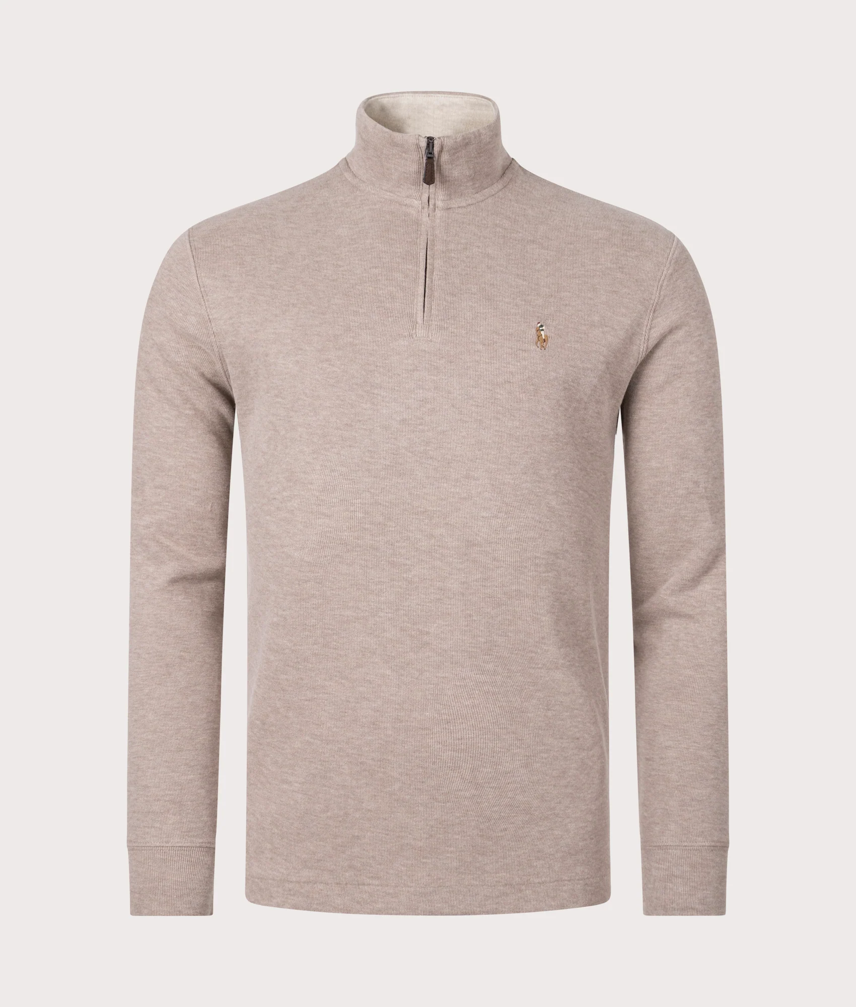 Quarter Zip Estate Rib Knit