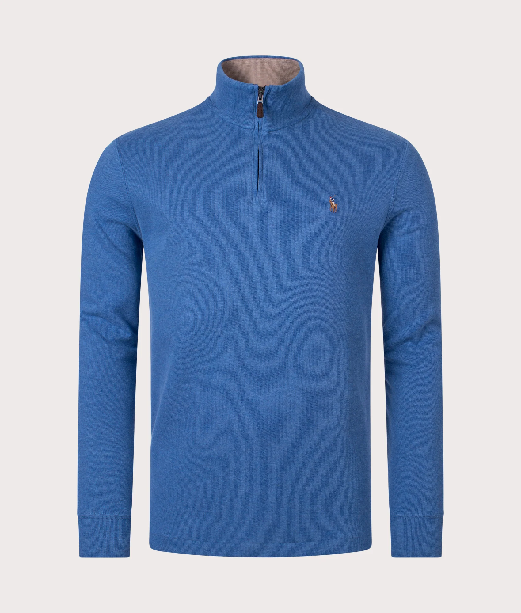 Quarter Zip Estate Rib Knit