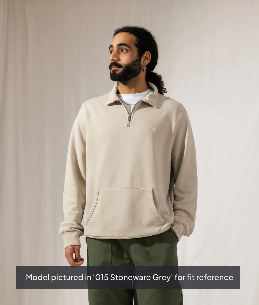 Loopback Terry Quarter Zip Sweatshirt - Image 4