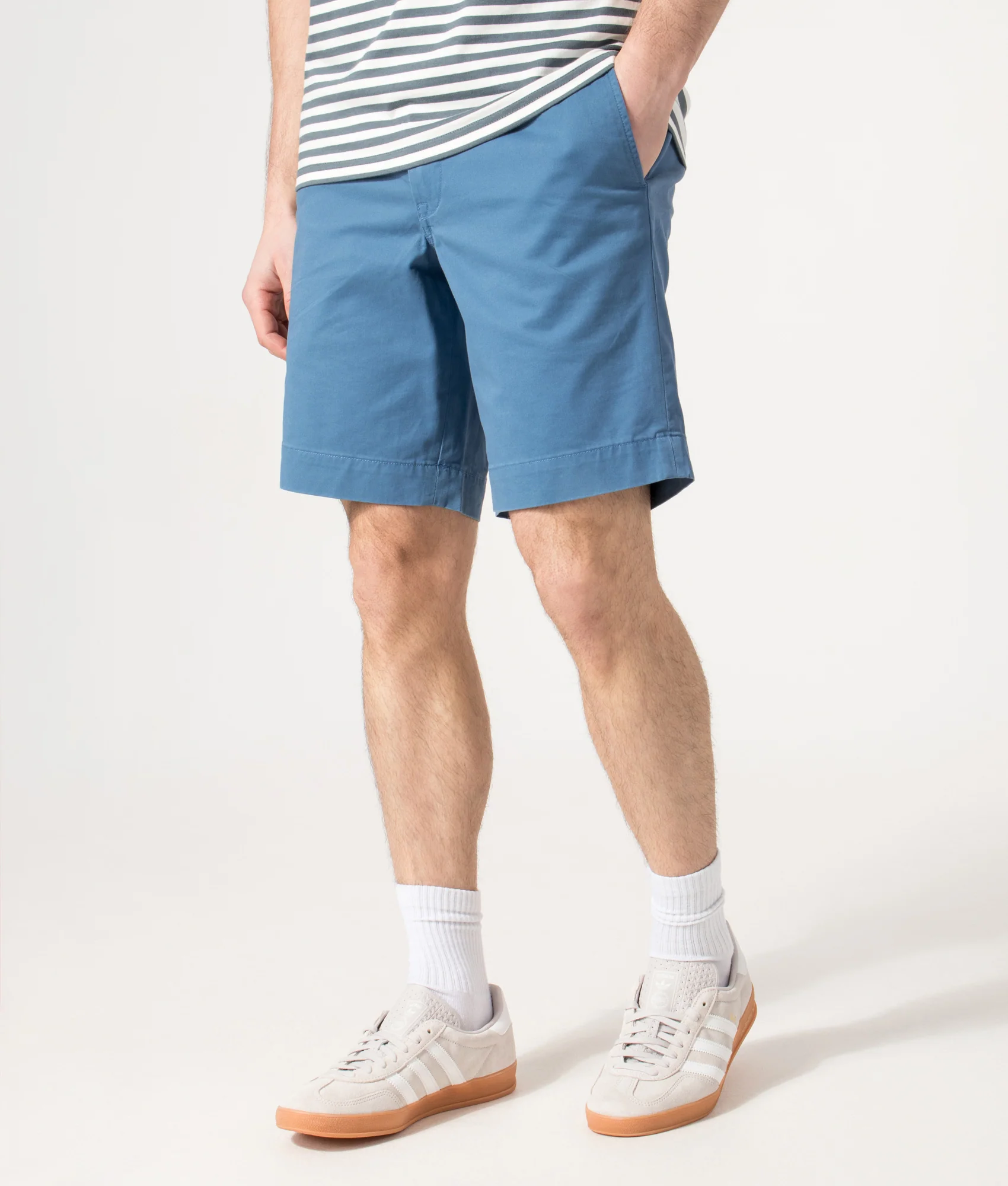 Regular Fit Bedford Stretch Chino Shorts - Image 3