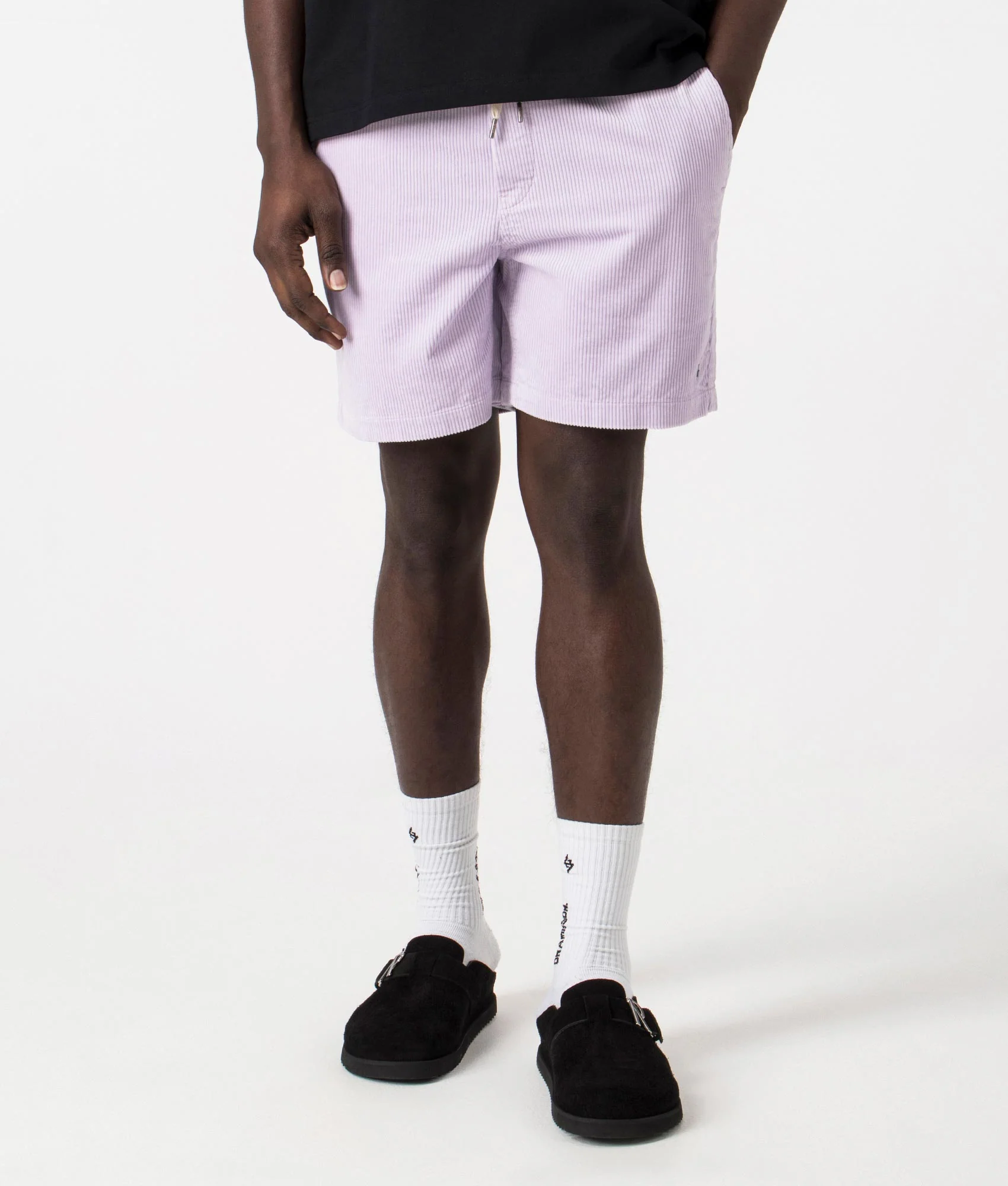 Regular Fit Corduroy Prepster Shorts - Image 2