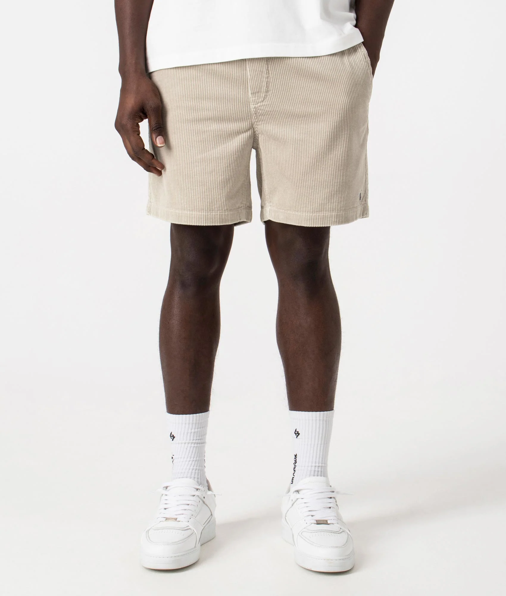 Regular Fit Corduroy Prepster Shorts - Image 3