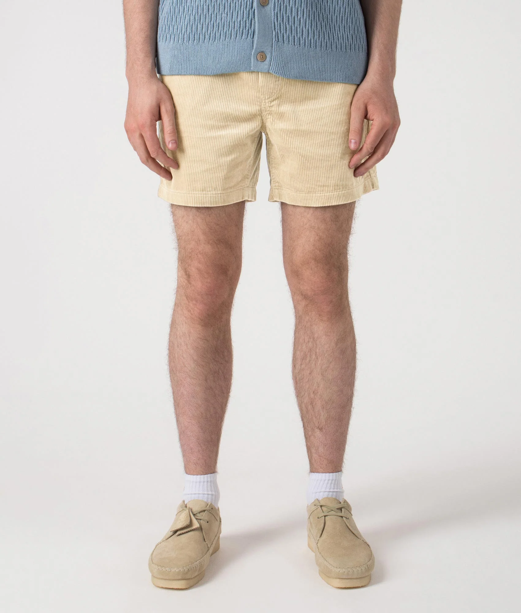 Regular Fit Corduroy Prepster Shorts - Image 3