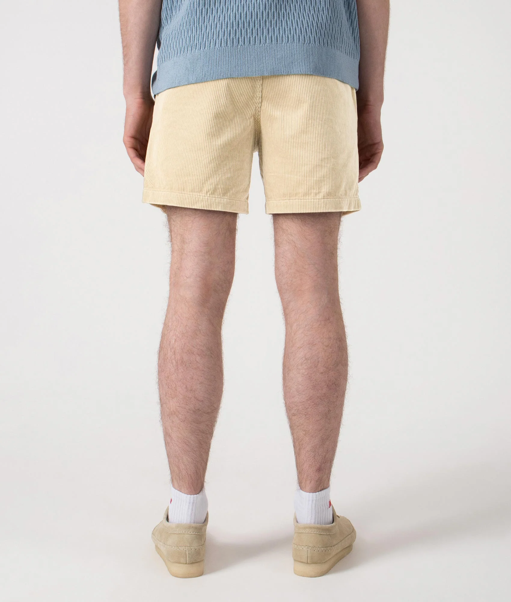 Regular Fit Corduroy Prepster Shorts - Image 4