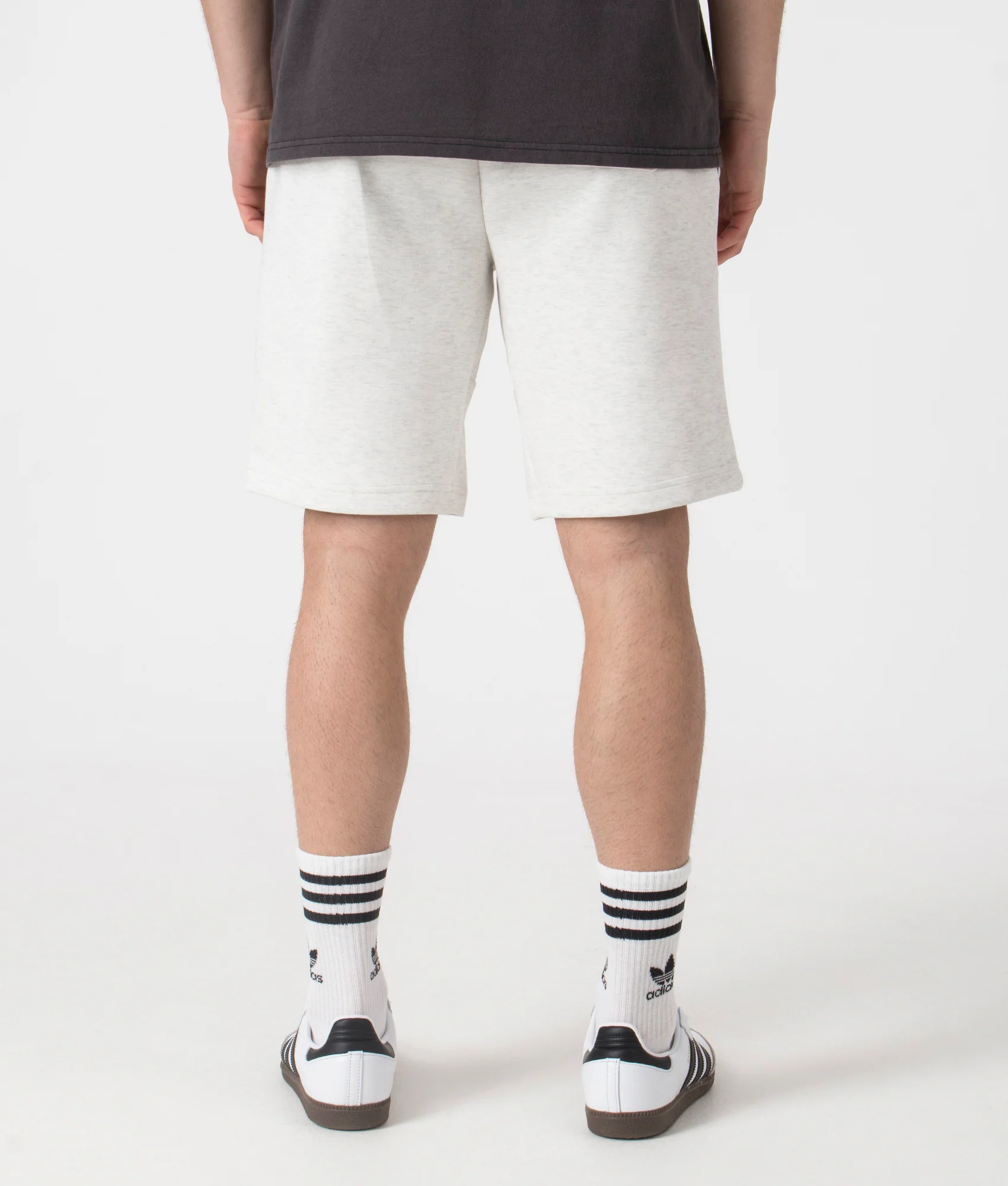 Regular Fit Double Knit Athletic Sweat Shorts - Image 4