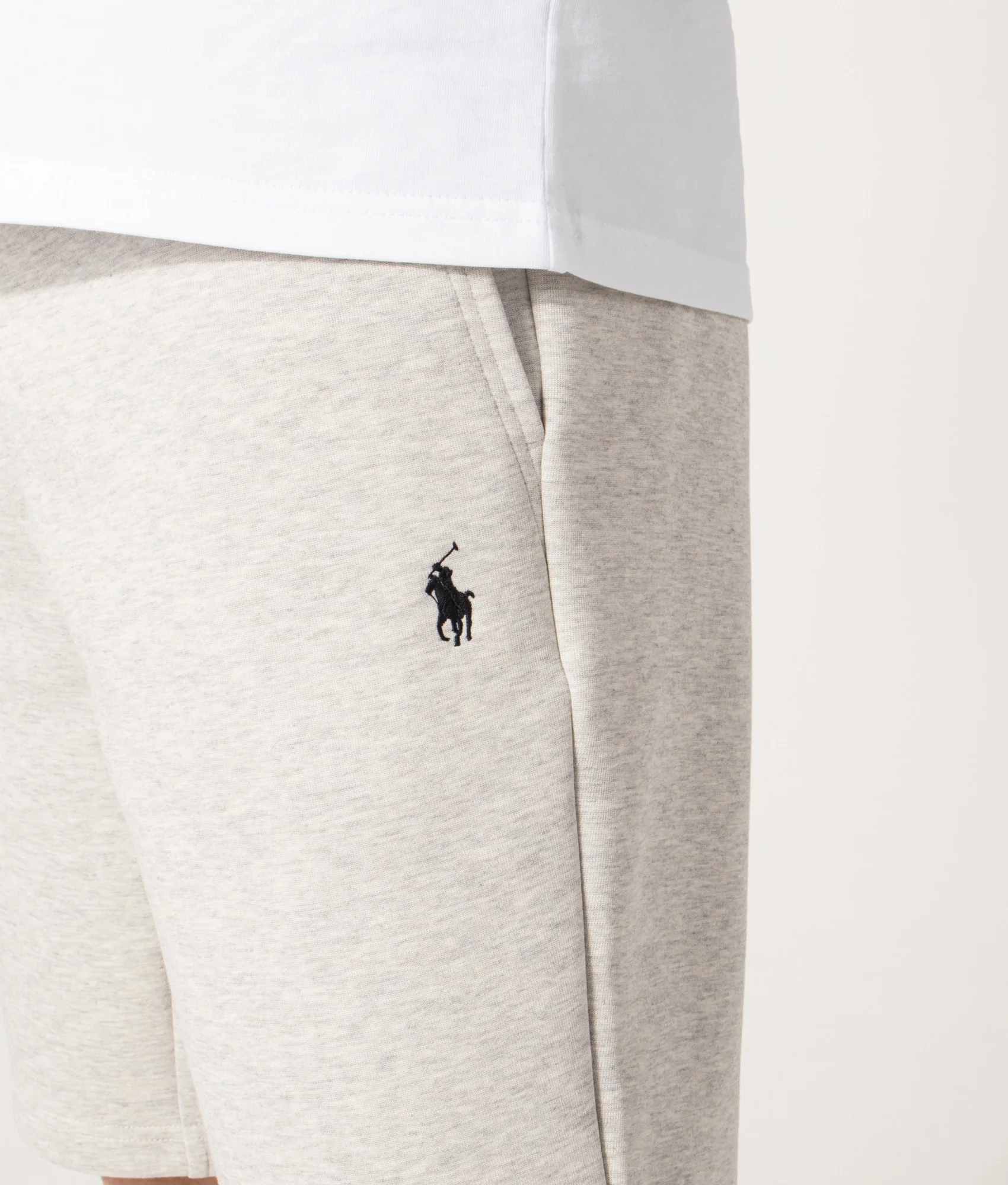 Regular Fit Double Knit Athletic Sweat Shorts - Image 2