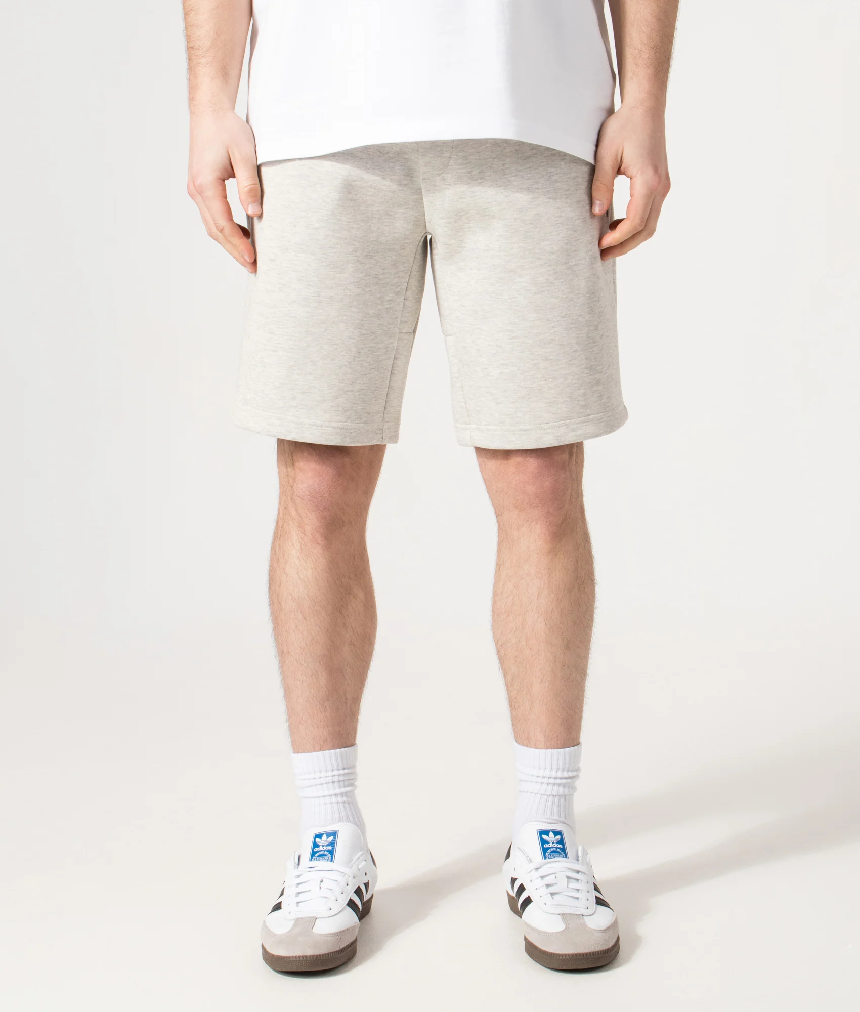 Regular Fit Double Knit Athletic Sweat Shorts - Image 3