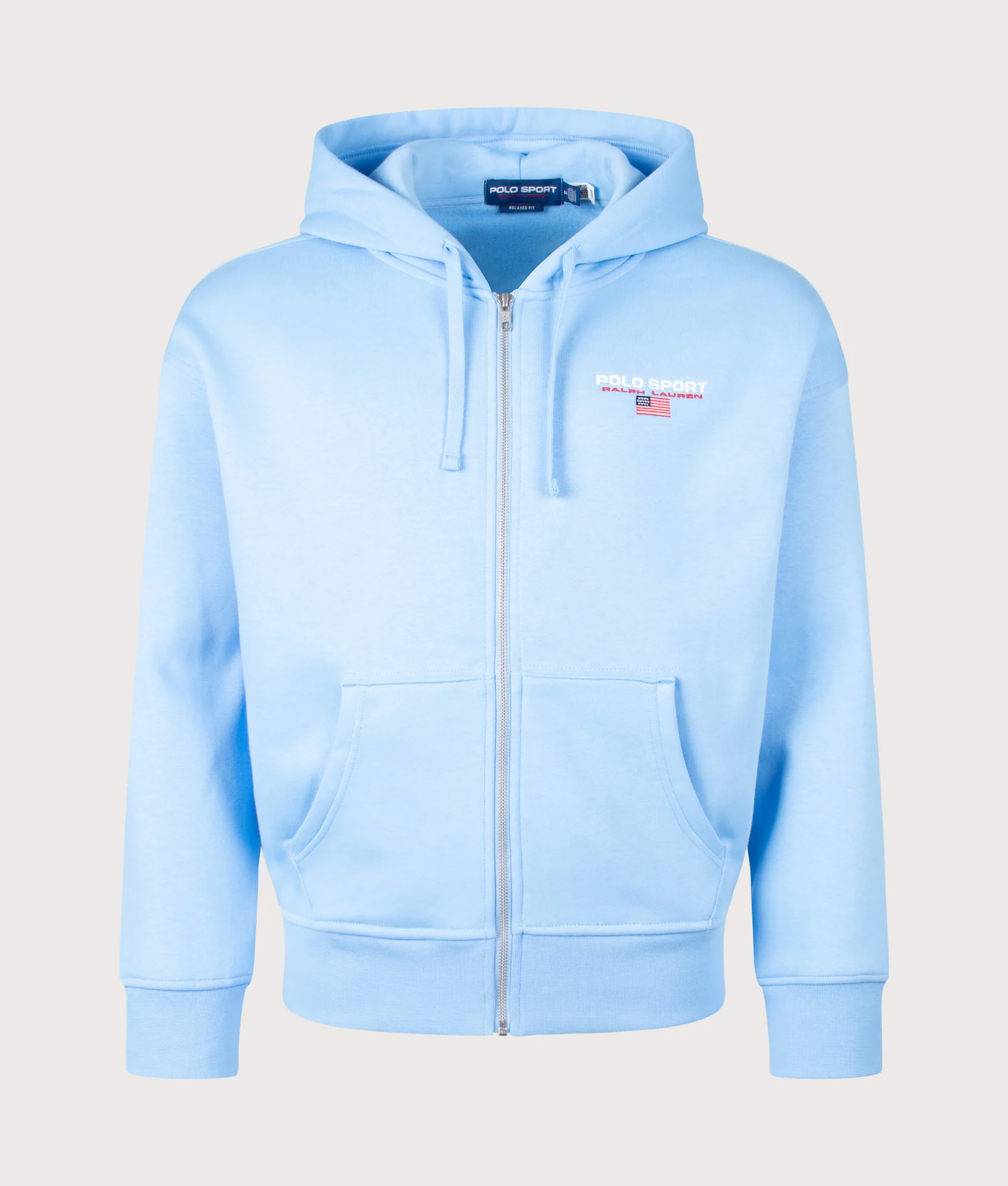 Relaxed Fit Polo Sport Flag Logo Hoodie