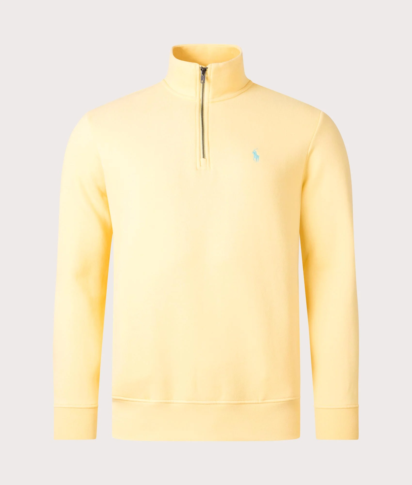 Relaxed Fit Quarter Zip RL Fleece Sweatshirt