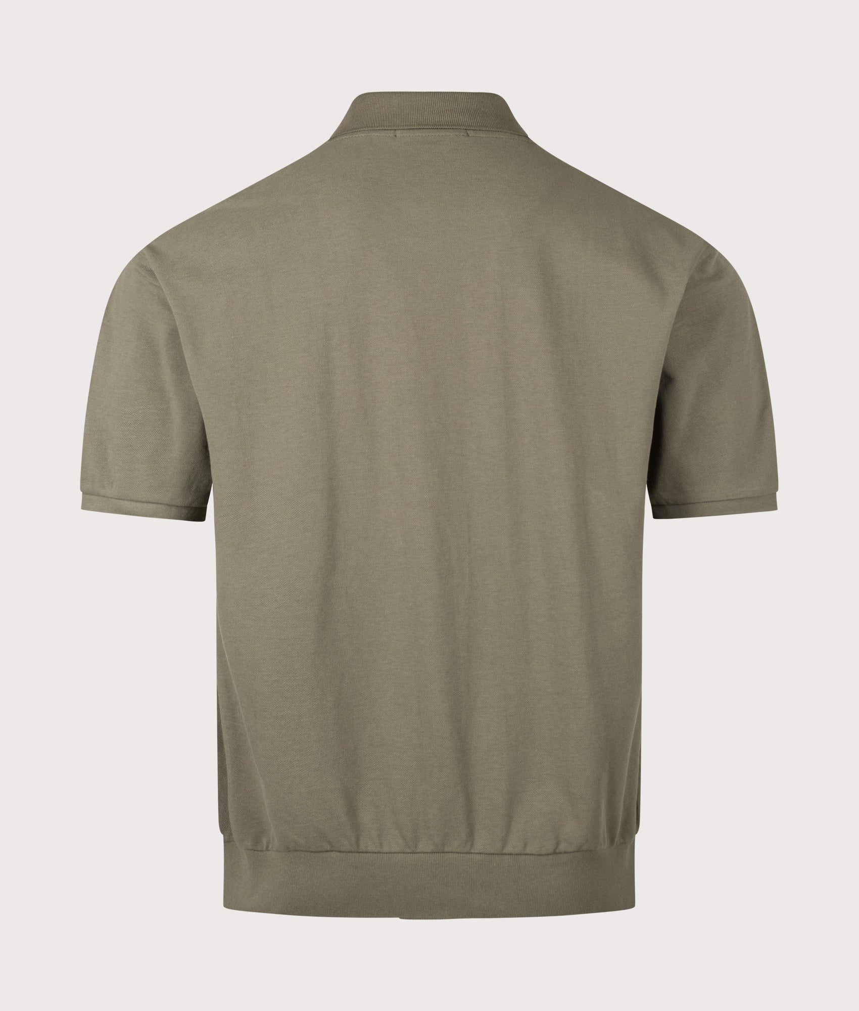 Relaxed Fit Short Sleeve Cotton Mesh Shirt - Image 3