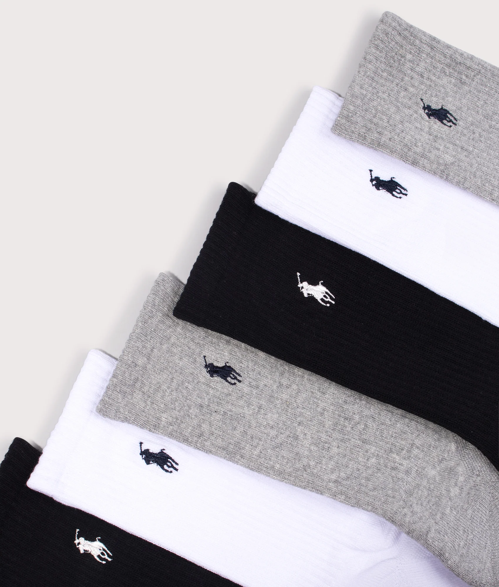 6 Pack of Stretch Crew Socks - Image 2