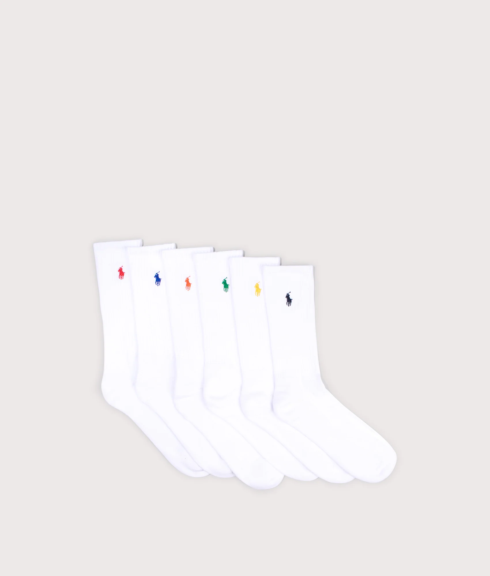 6 Pack of Stretch Crew Socks