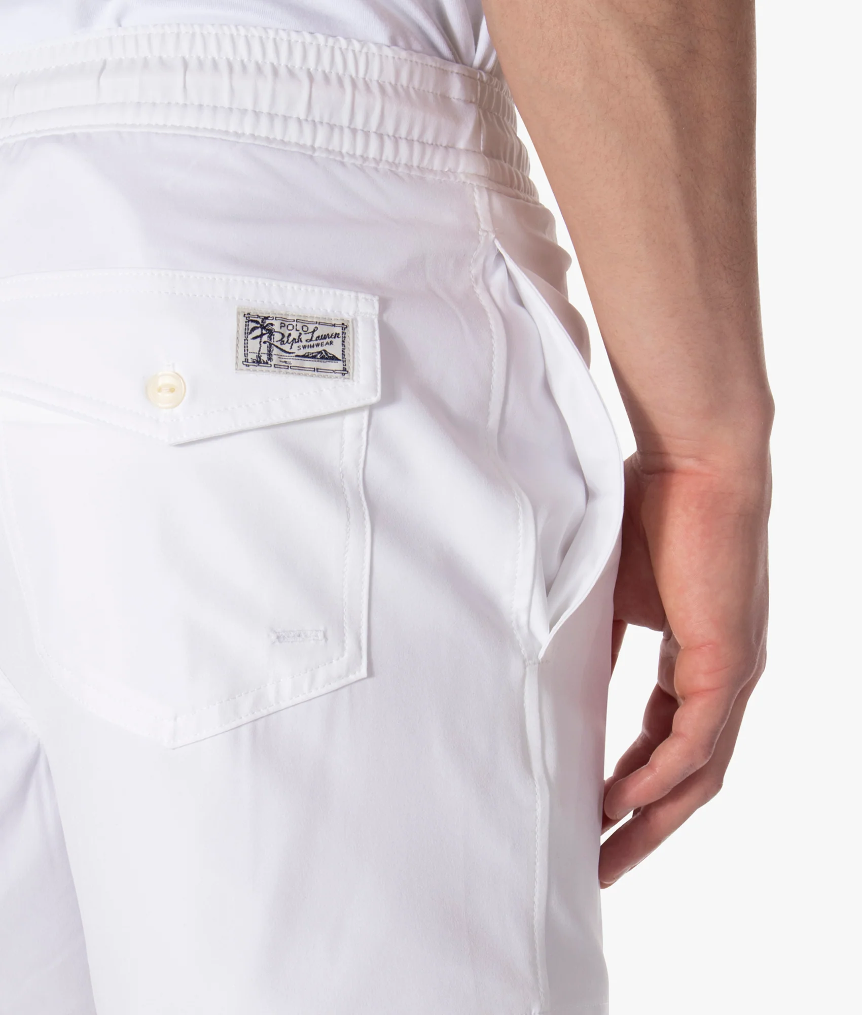 Slim Fit Traveler Mid Swim Shorts - Image 4