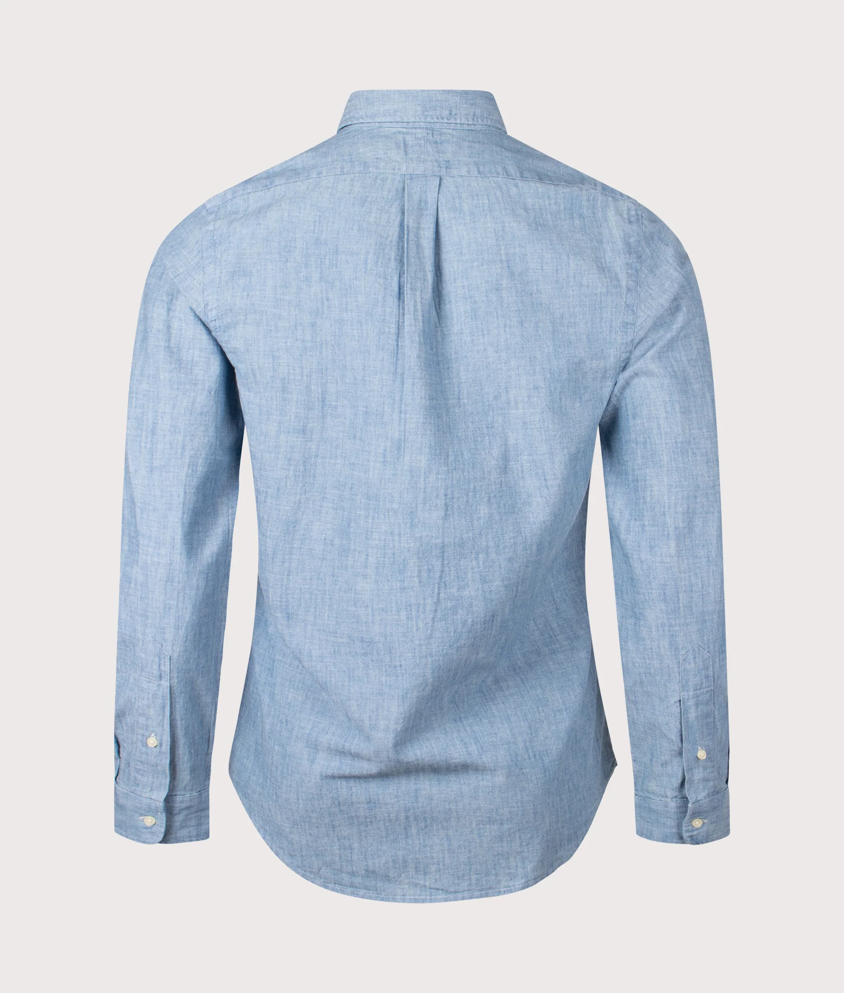 Slim Fit Chambray Shirt - Image 4