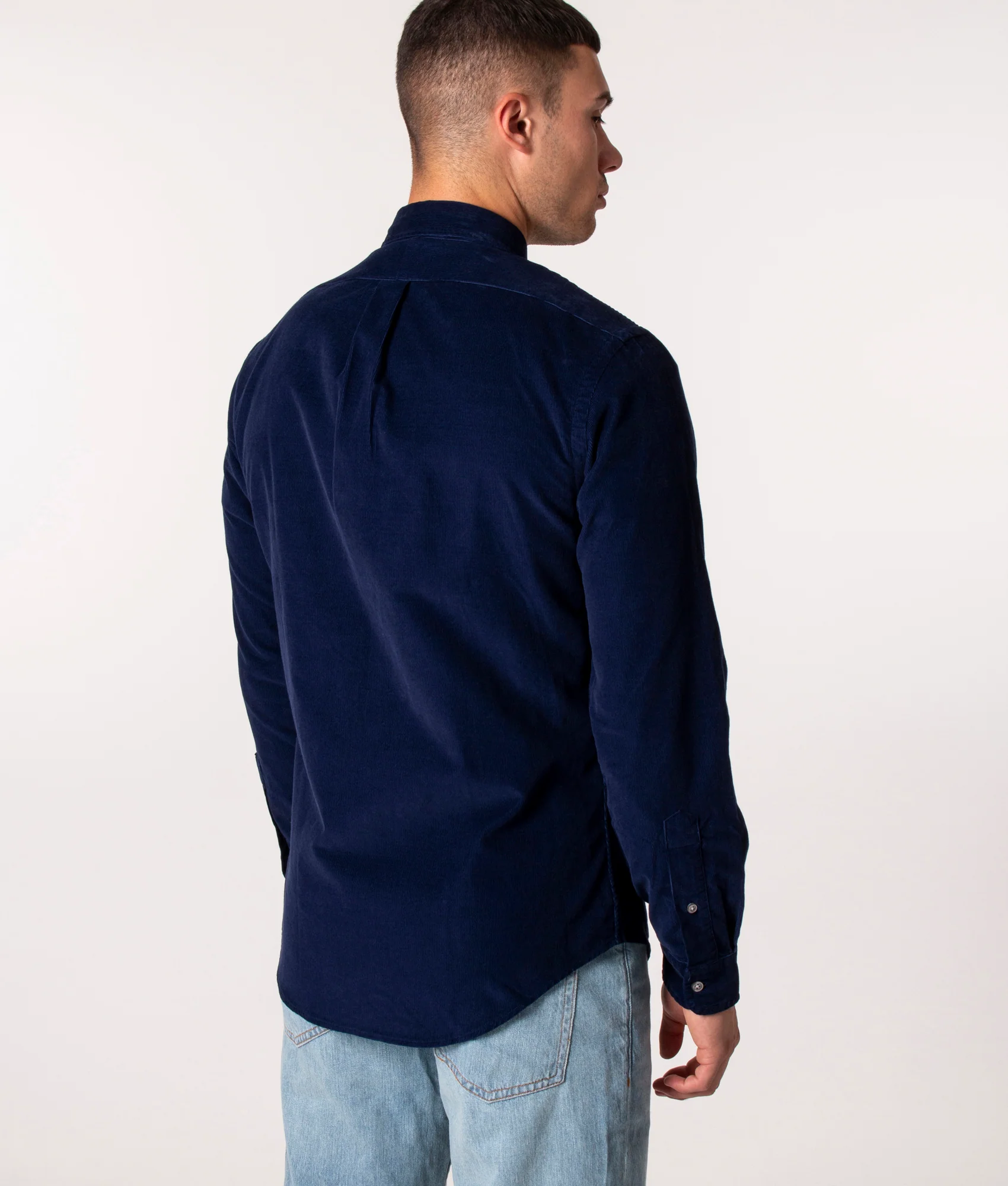 Slim Fit Corduroy Shirt - Image 4