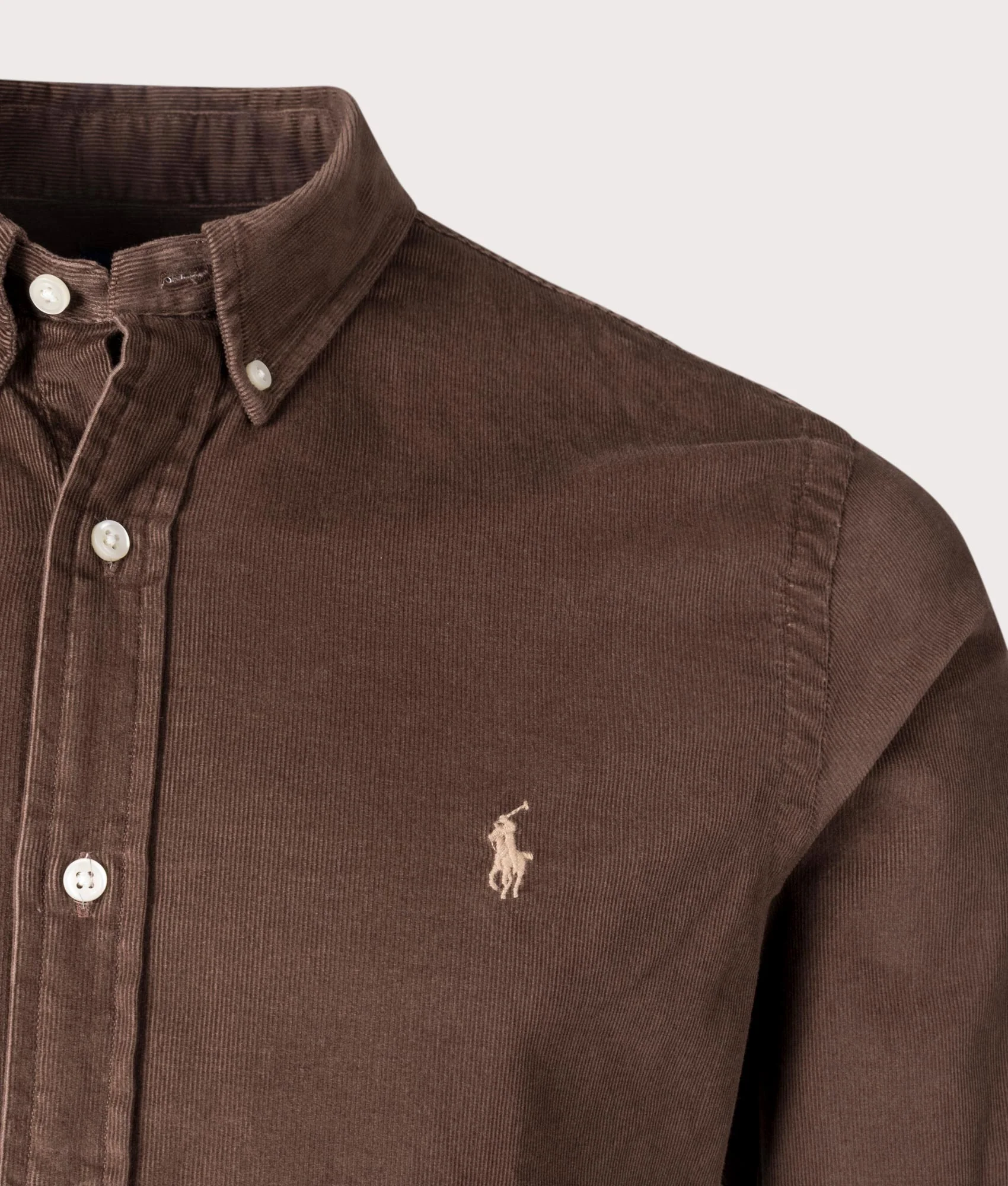 Slim Fit Corduroy Shirt - Image 3