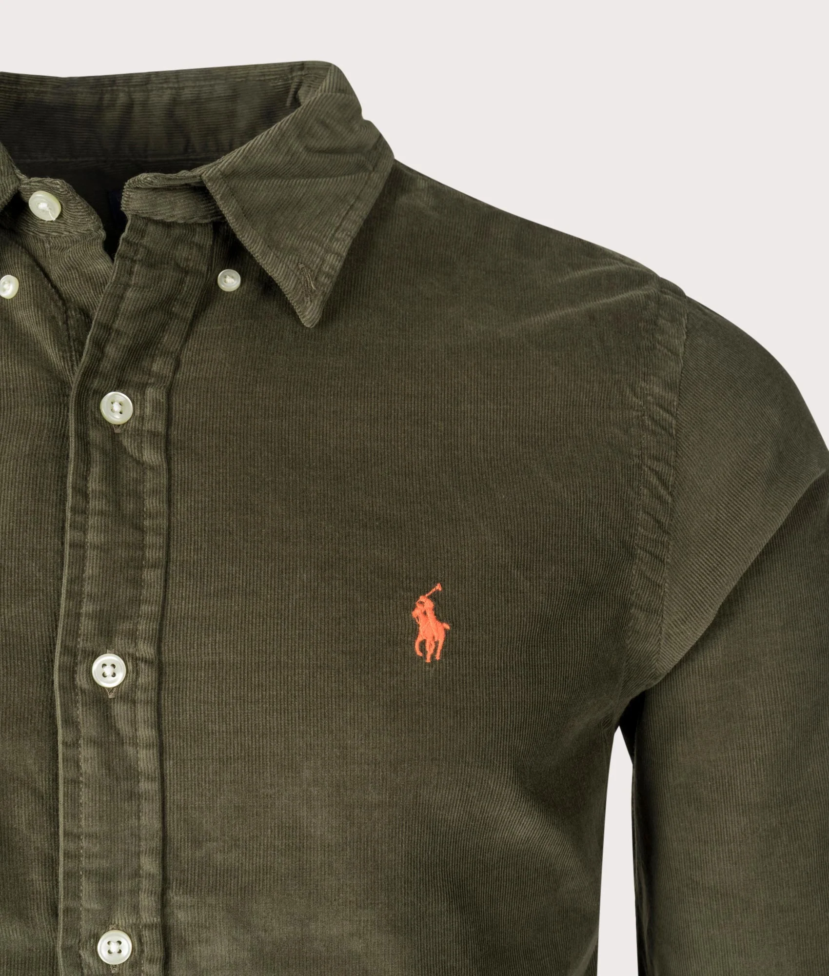 Slim Fit Corduroy Shirt - Image 2