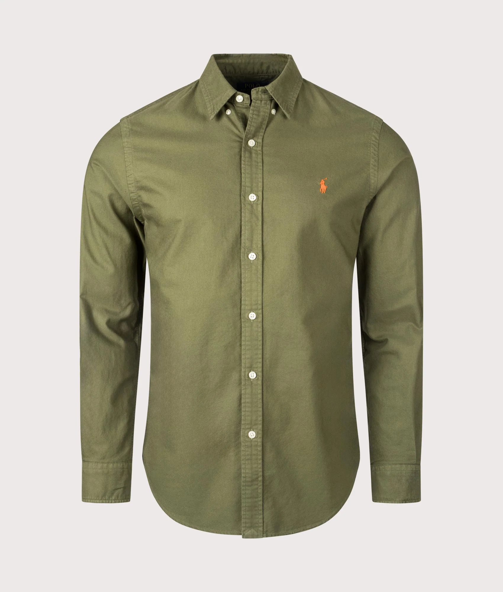 Slim Fit Garment-Dyed Oxford Shirt
