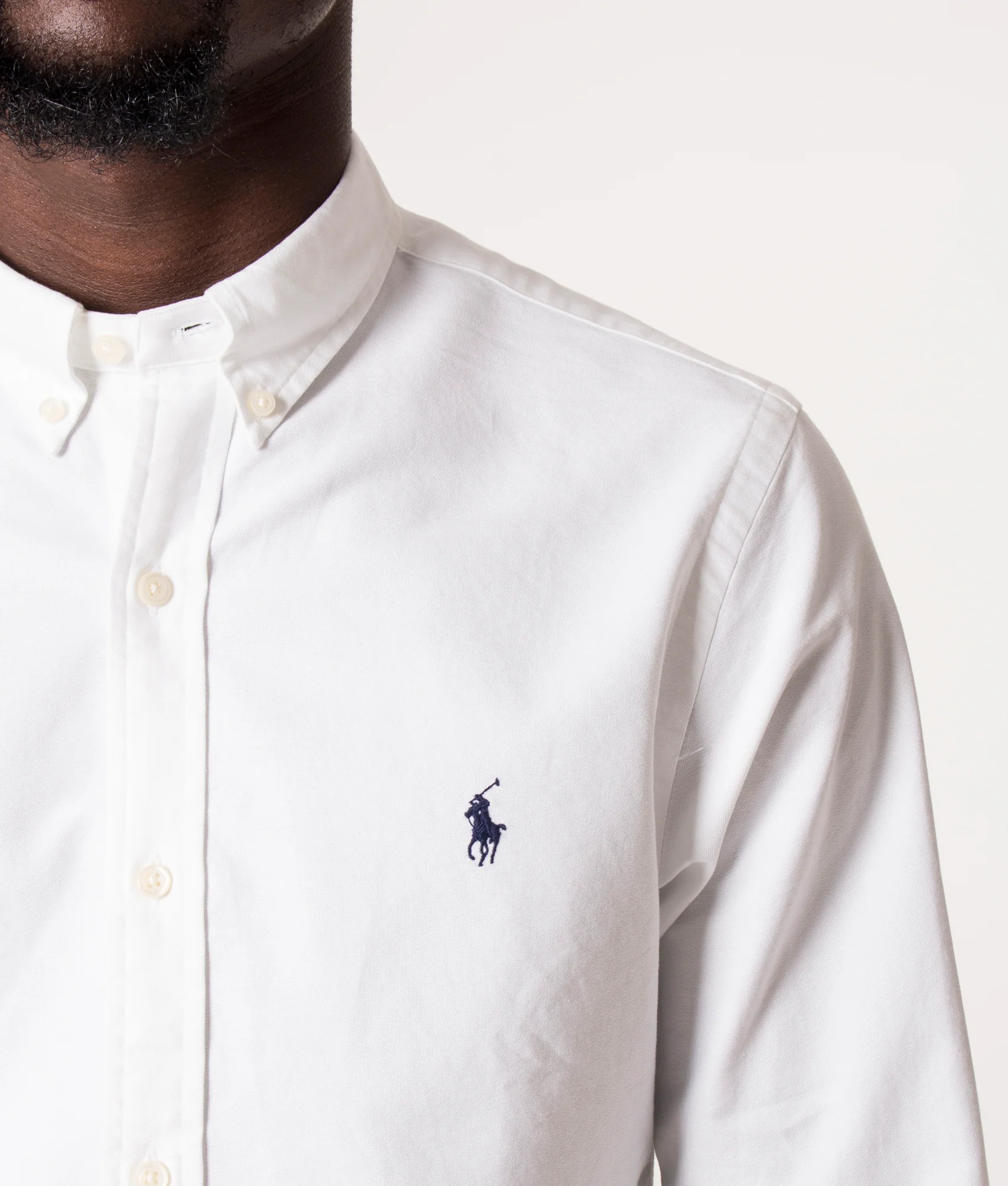 Slim Fit Garment Dyed Oxford Shirt - Image 3