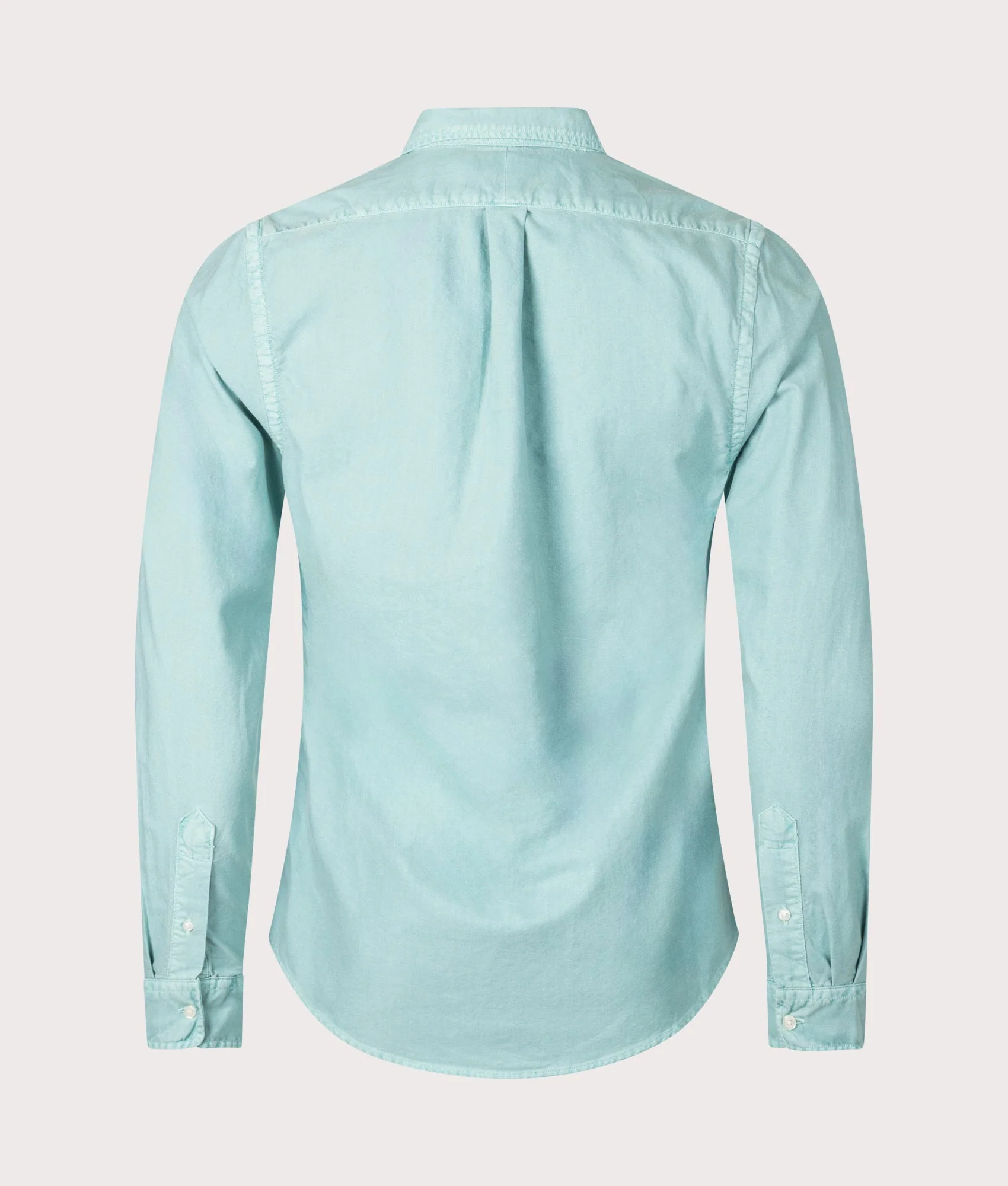 Slim Fit Garment-Dyed Oxford Shirt - Image 3