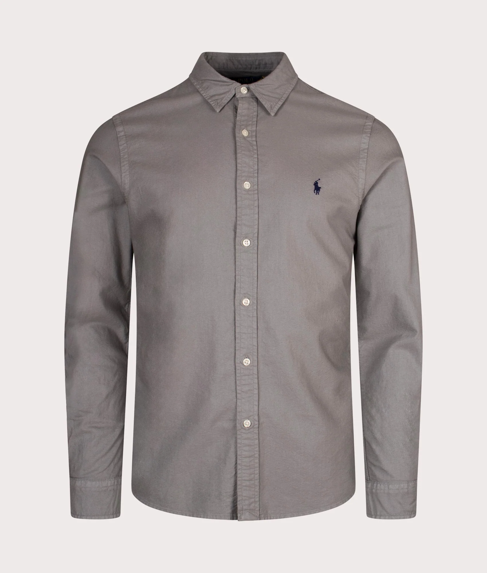 Slim Fit Garment-Dyed Oxford Shirt