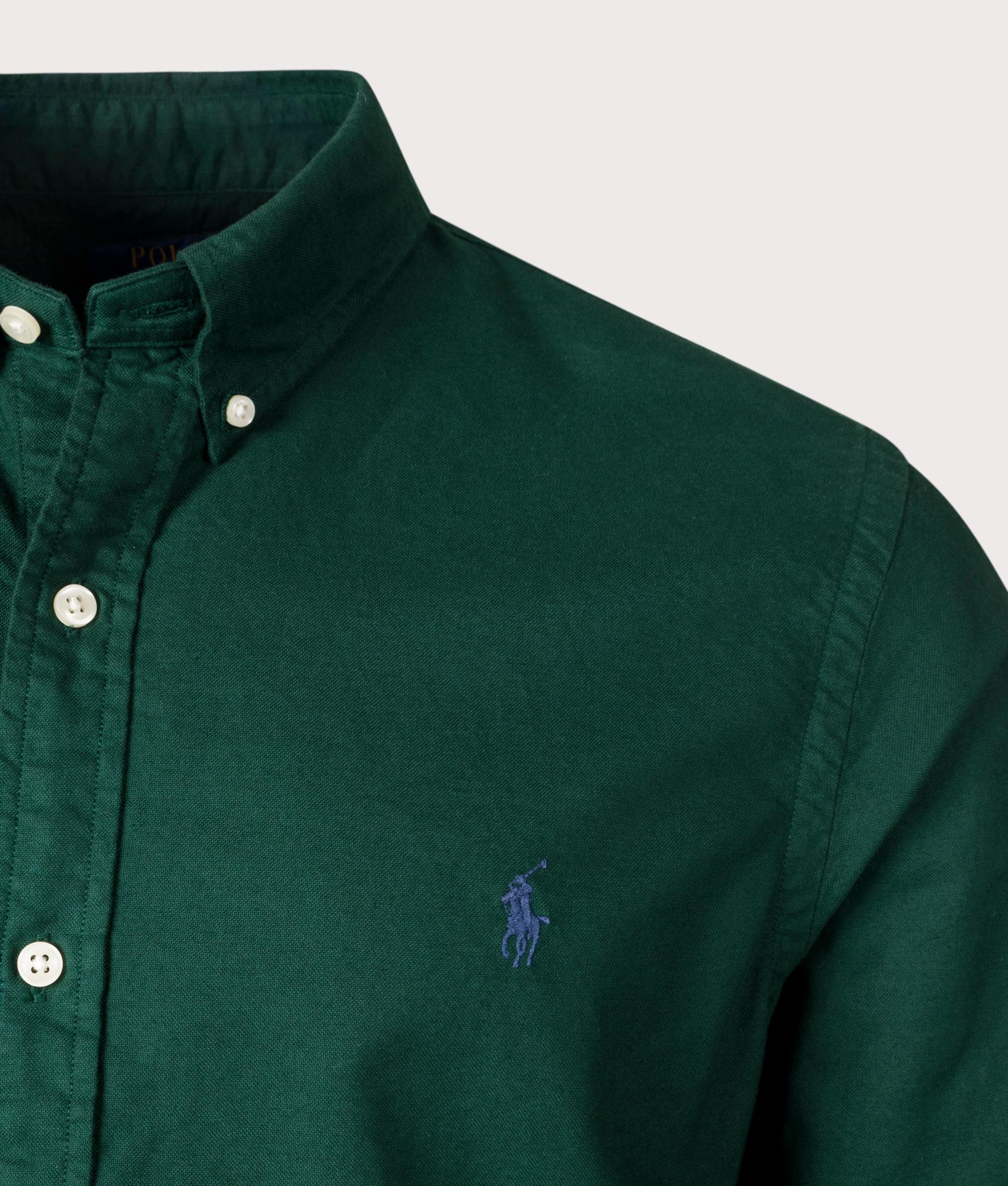 Slim Fit Garment-Dyed Oxford Shirt - Image 2