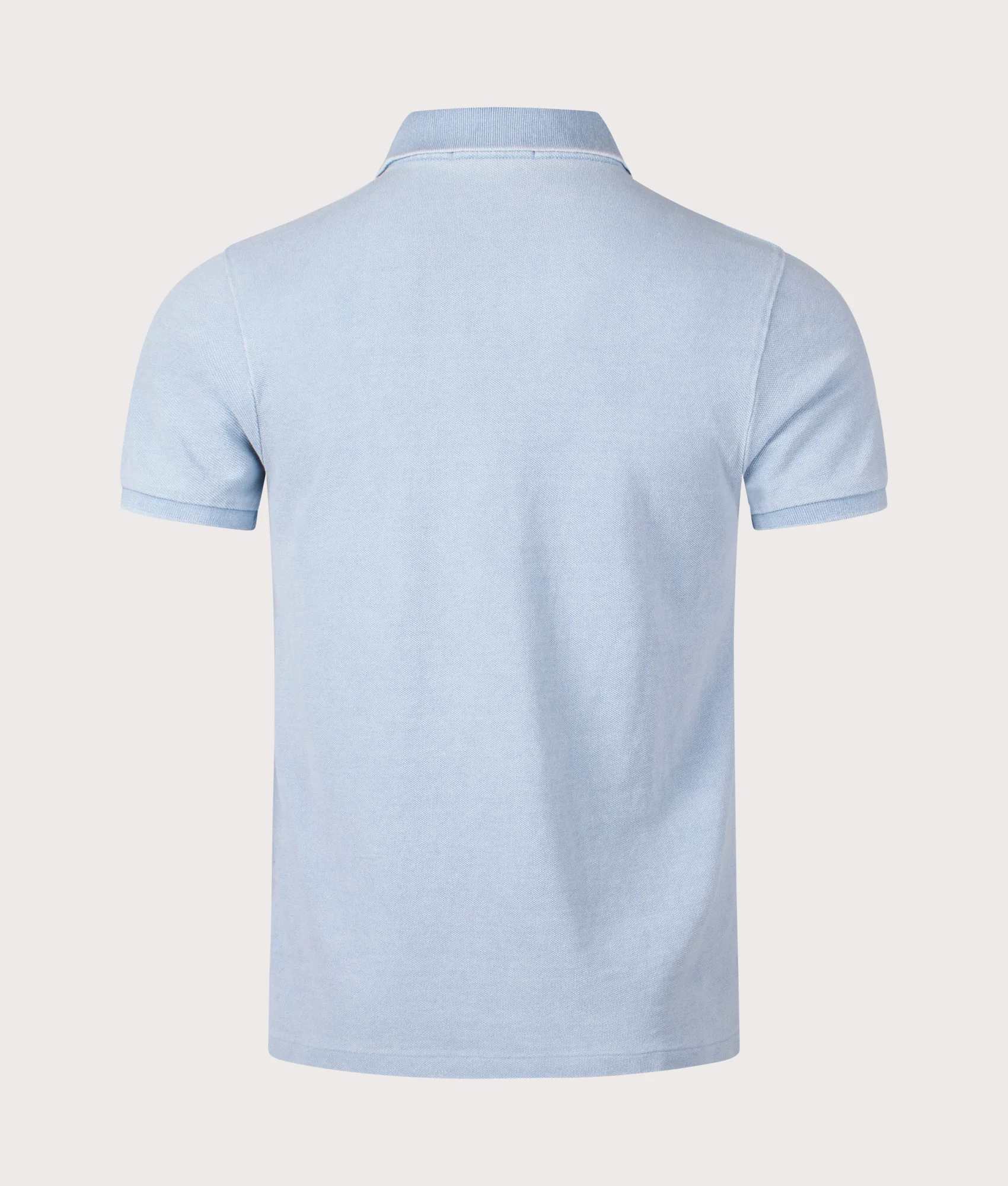 Slim Fit Mesh Polo Shirt - Image 3