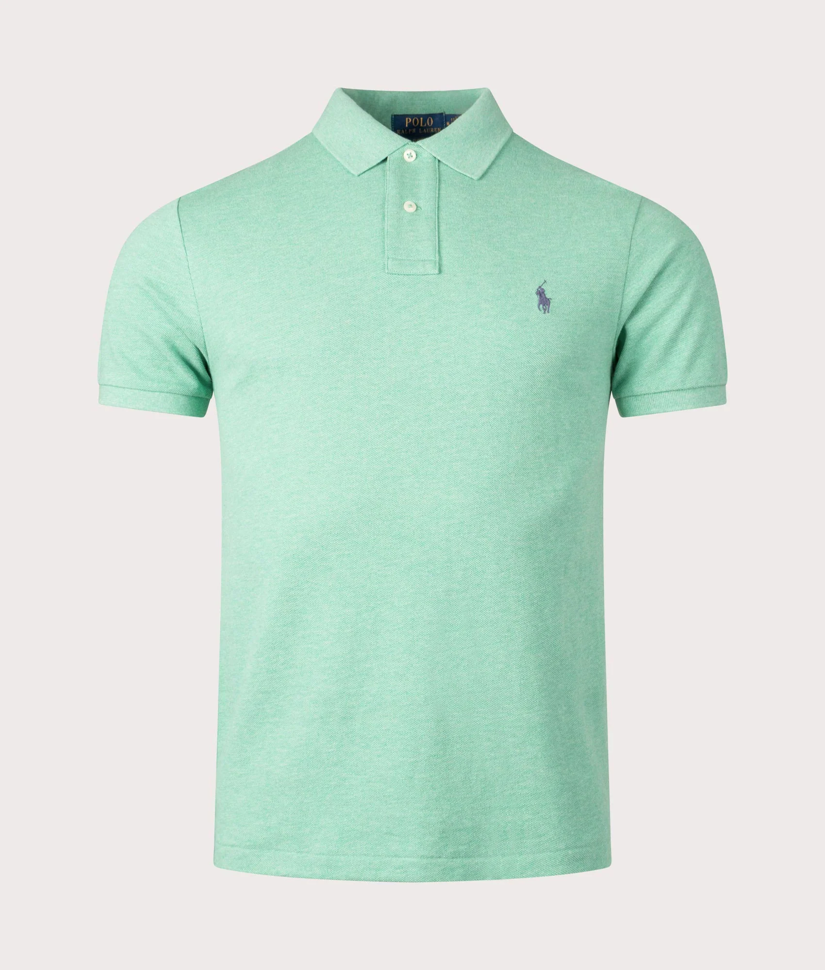 Slim Fit Mesh Polo Shirt