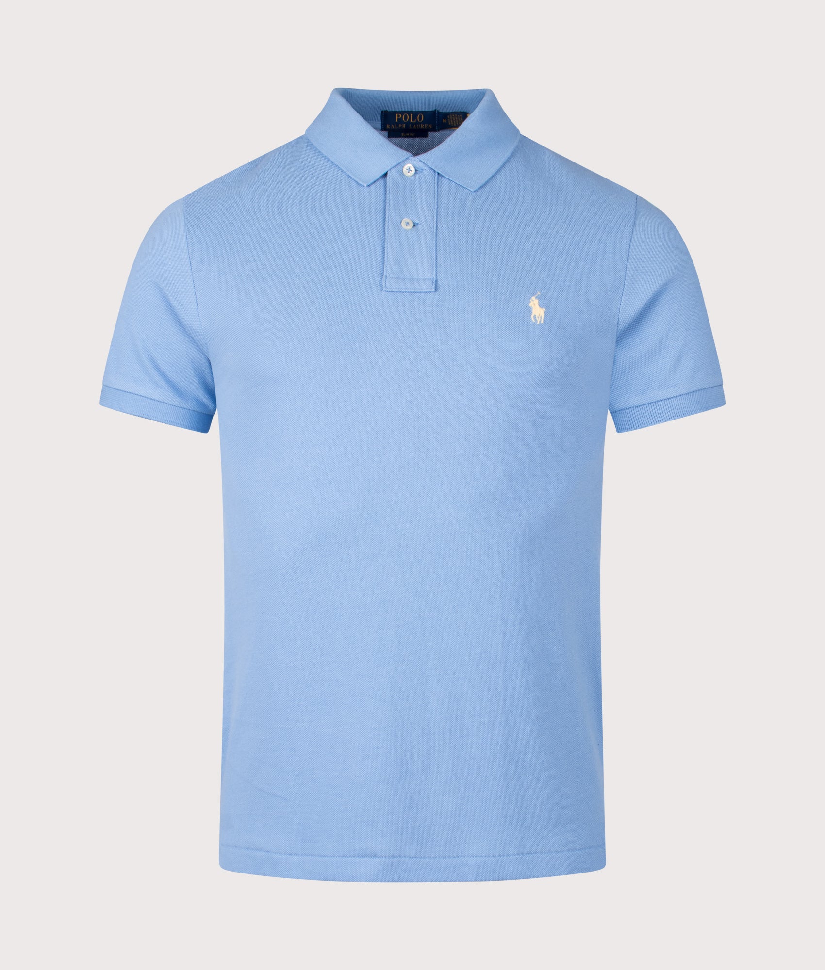 Slim Fit Mesh Polo Shirt