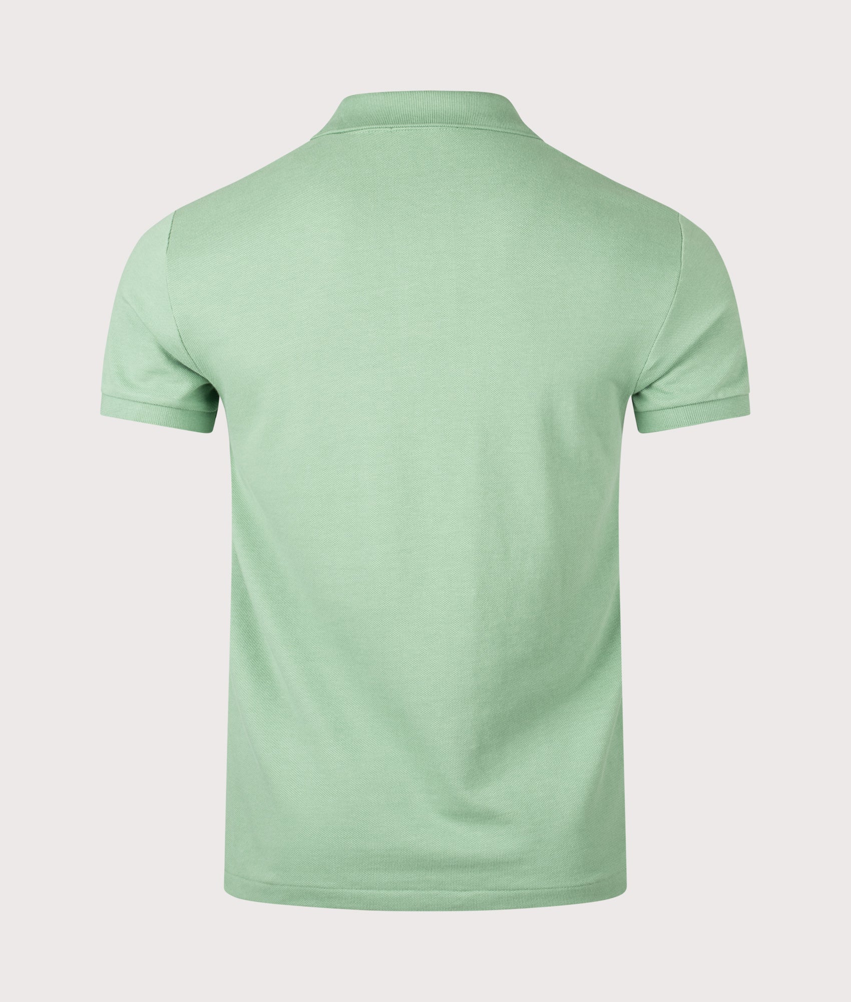 Slim Fit Mesh Polo Shirt - Image 3