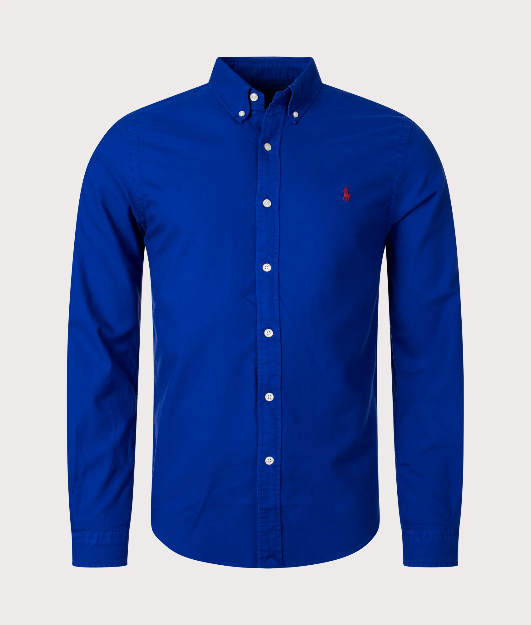 Slim Fit Garment-Dyed Oxford Shirt