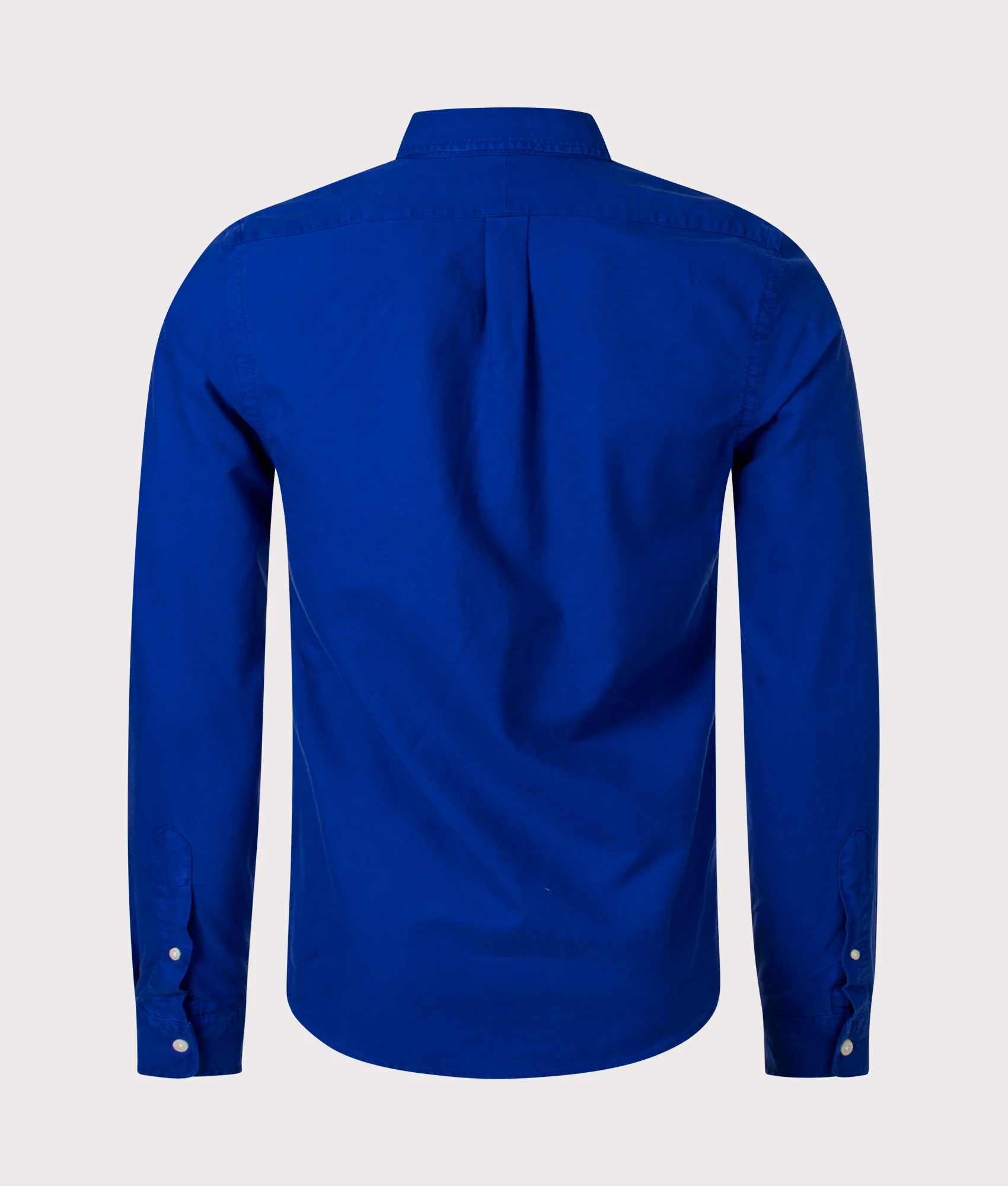Slim Fit Garment-Dyed Oxford Shirt - Image 3