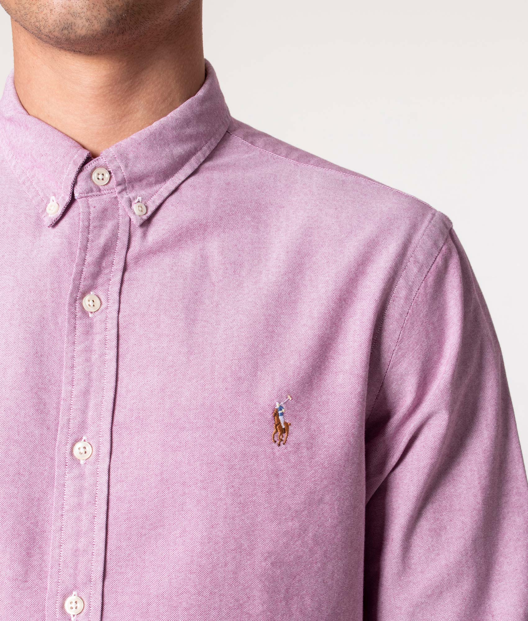 Slim Fit Oxford Sport Shirt - Image 3
