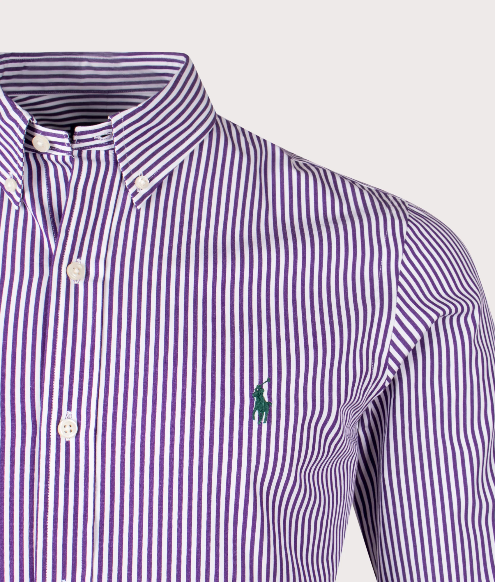 Slim Fit Striped Poplin Shirt - Image 2