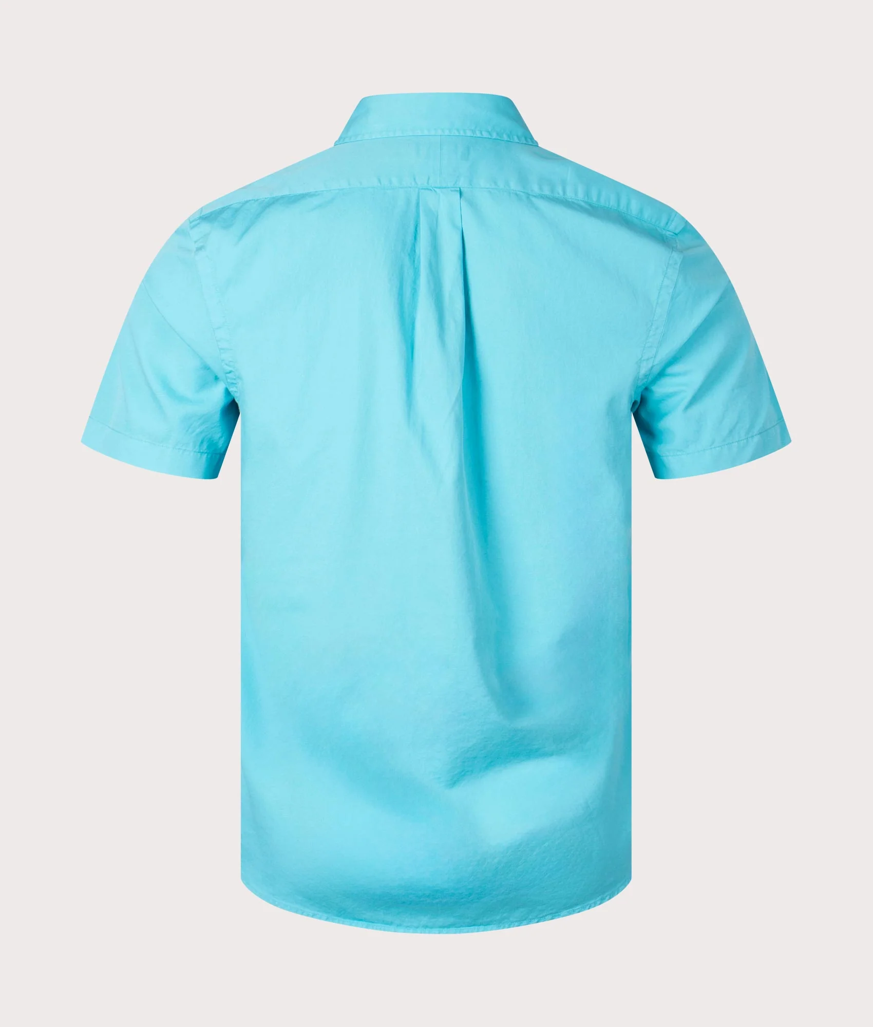 Slim Fit Short Sleeve Twill Sport Shirt - Image 3