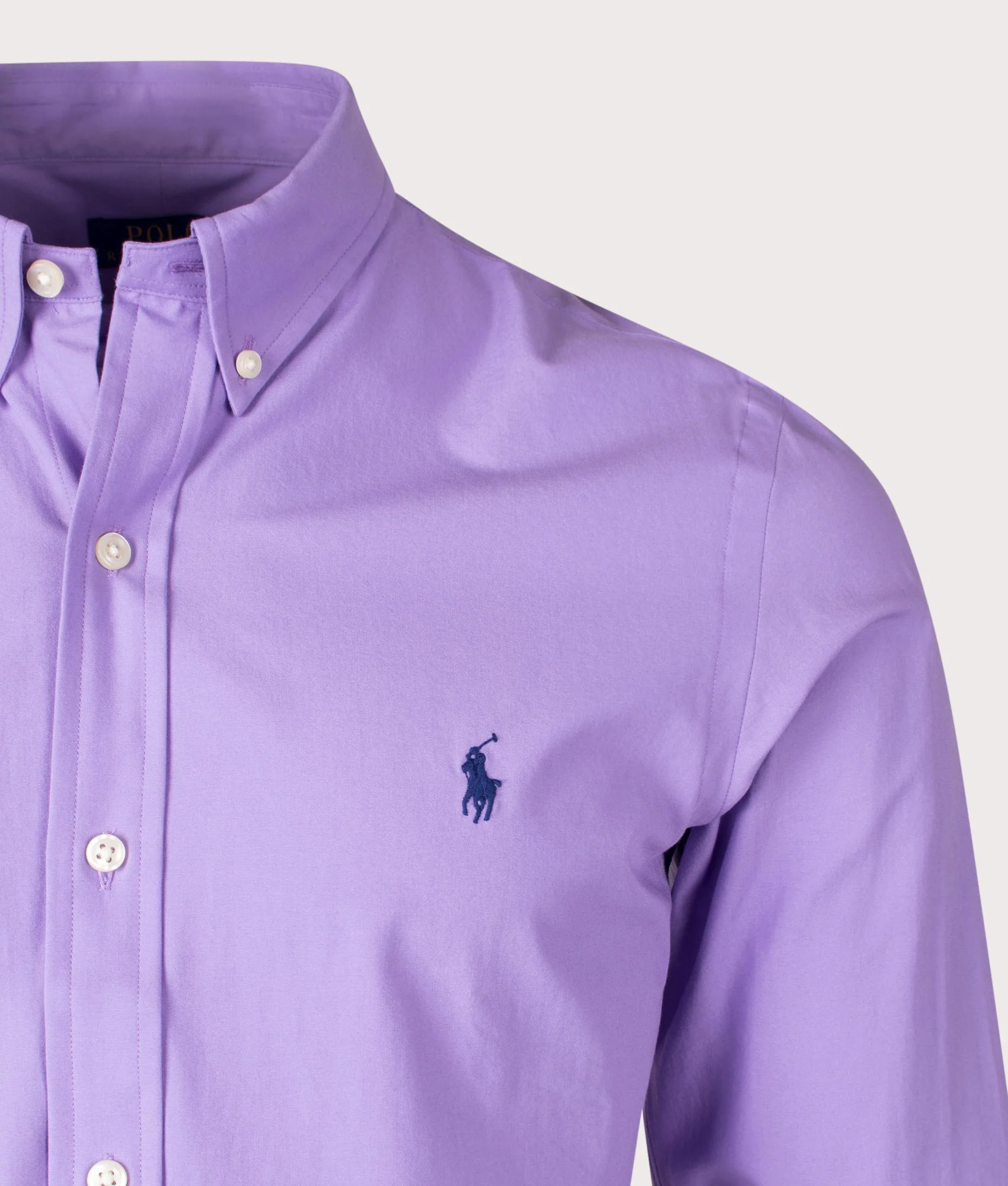Slim Fit Stretch Poplin Shirt - Image 2