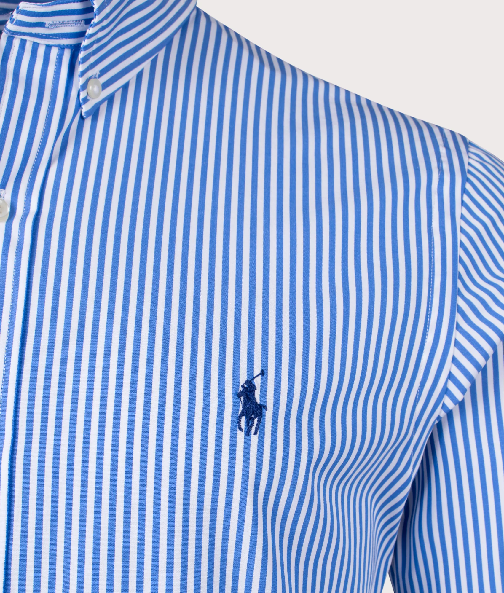 Slim Fit Striped Poplin Shirt - Image 2