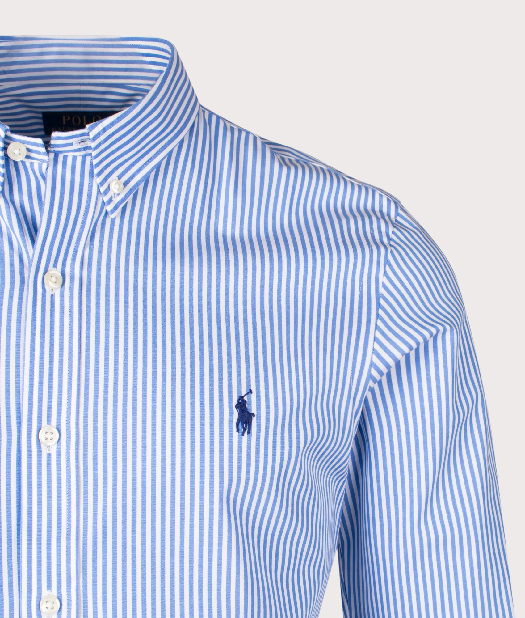 Slim Fit Striped Poplin Shirt - Image 2