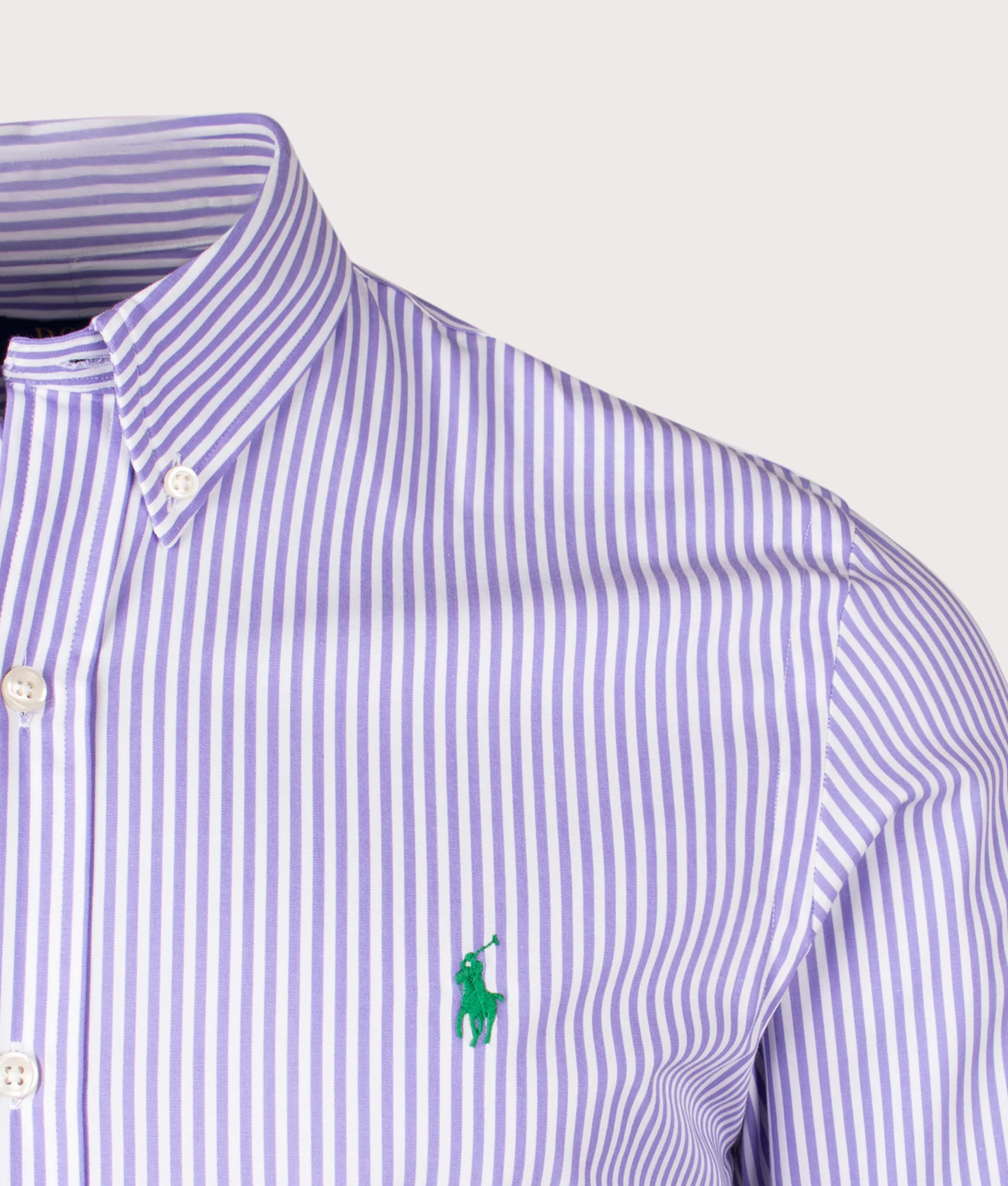 Slim Fit Striped Poplin Shirt - Image 2
