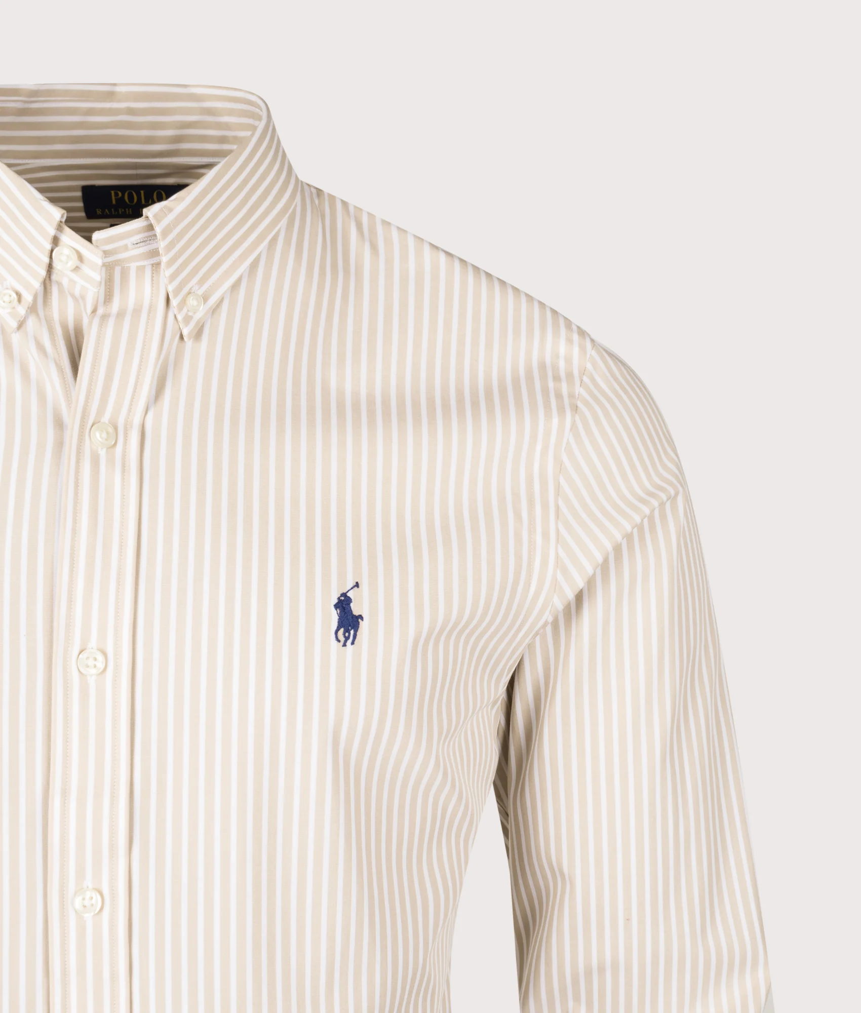 Slim Fit Striped Poplin Shirt - Image 2
