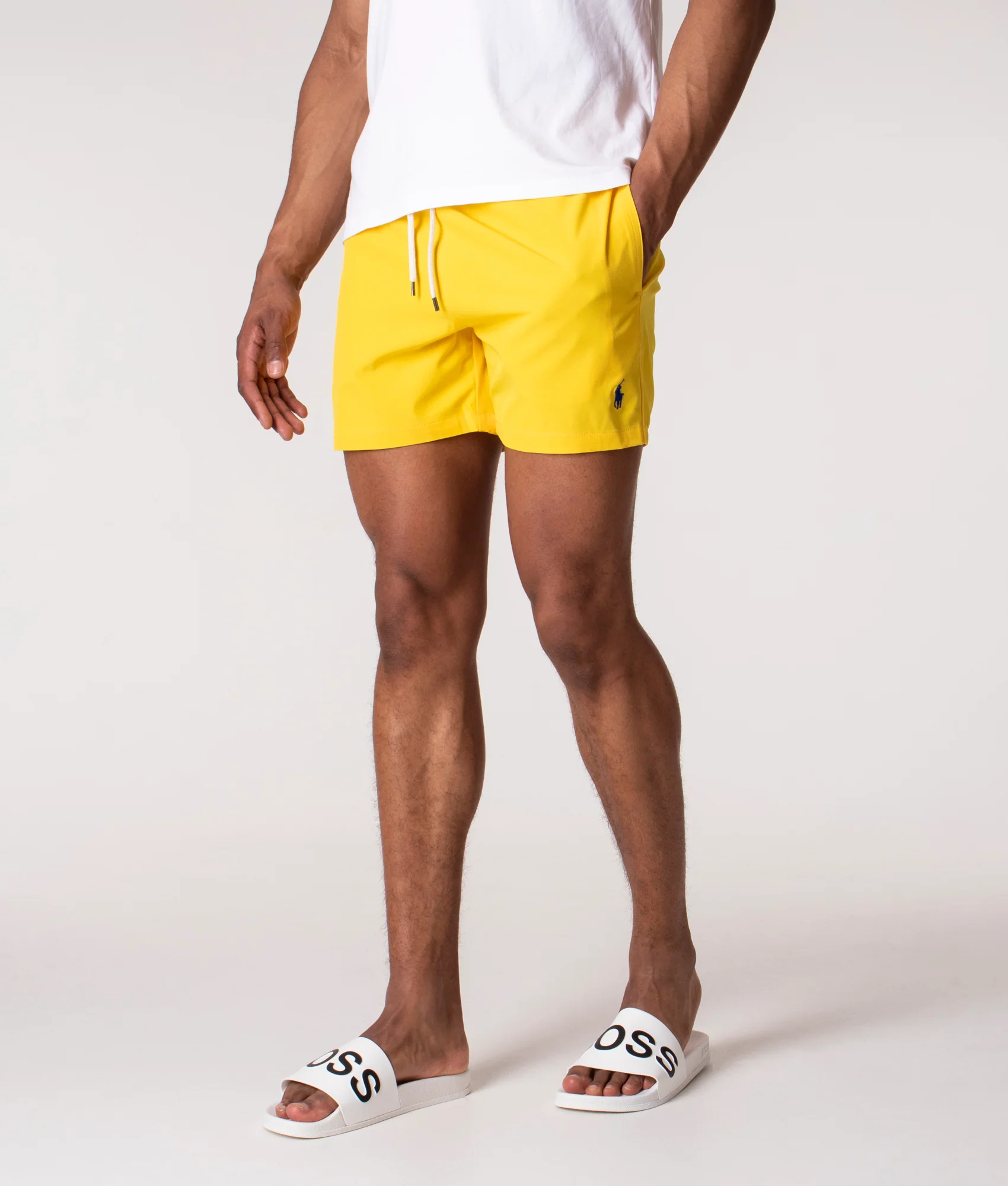 Slim Fit Traveler Mid Swim Shorts