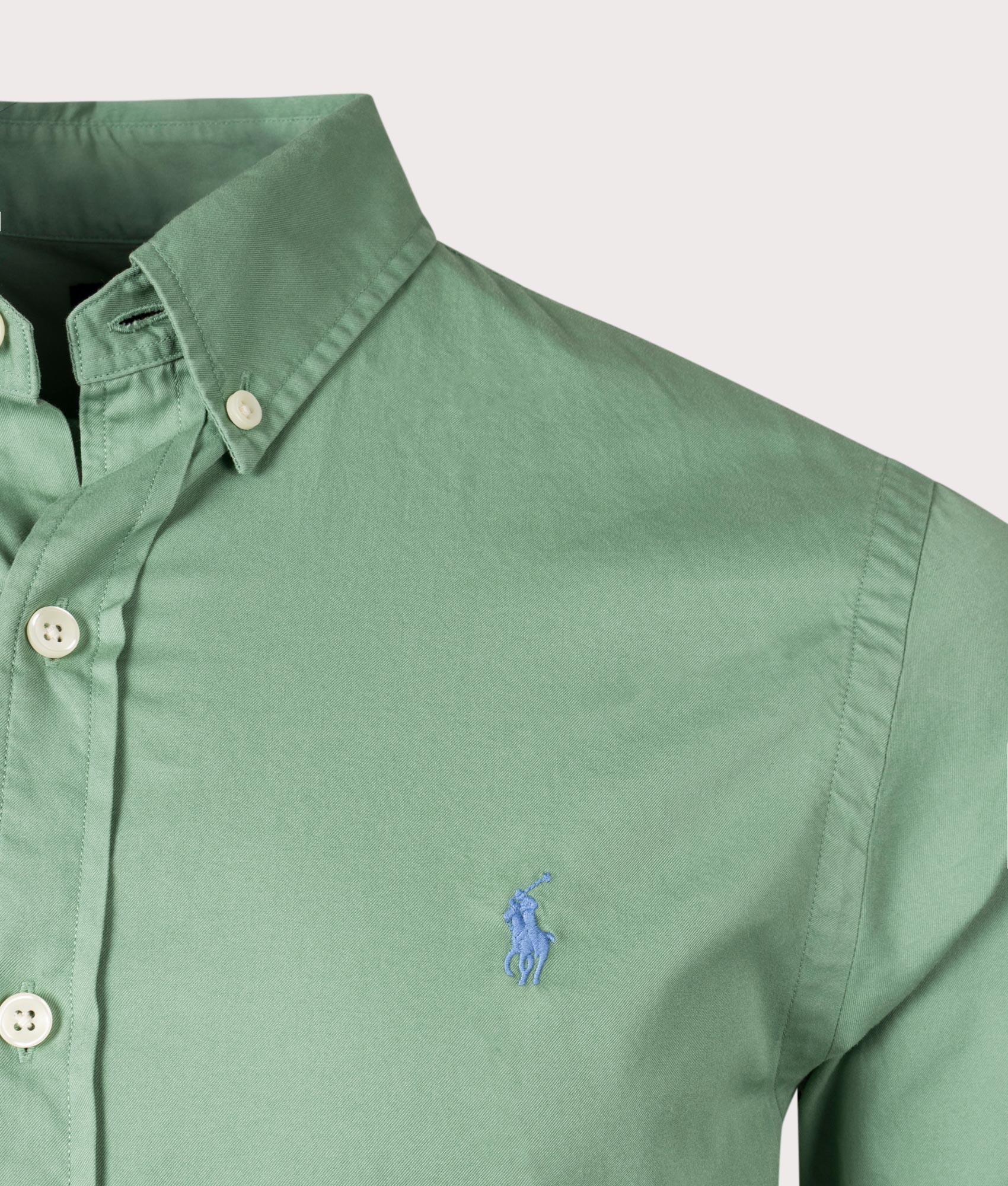 Slim Fit Twill Sport Shirt - Image 2