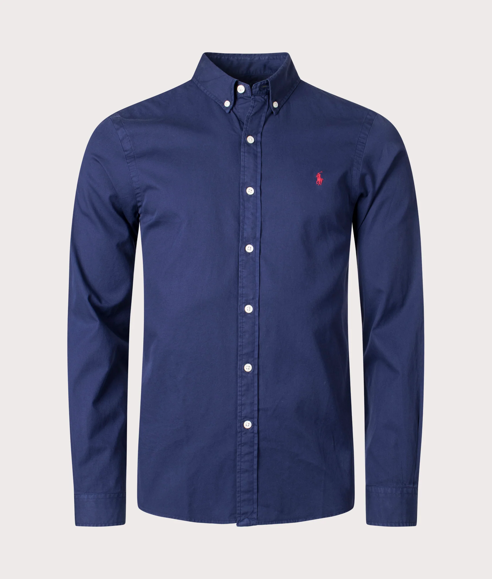 Slim Fit Twill Sport Shirt