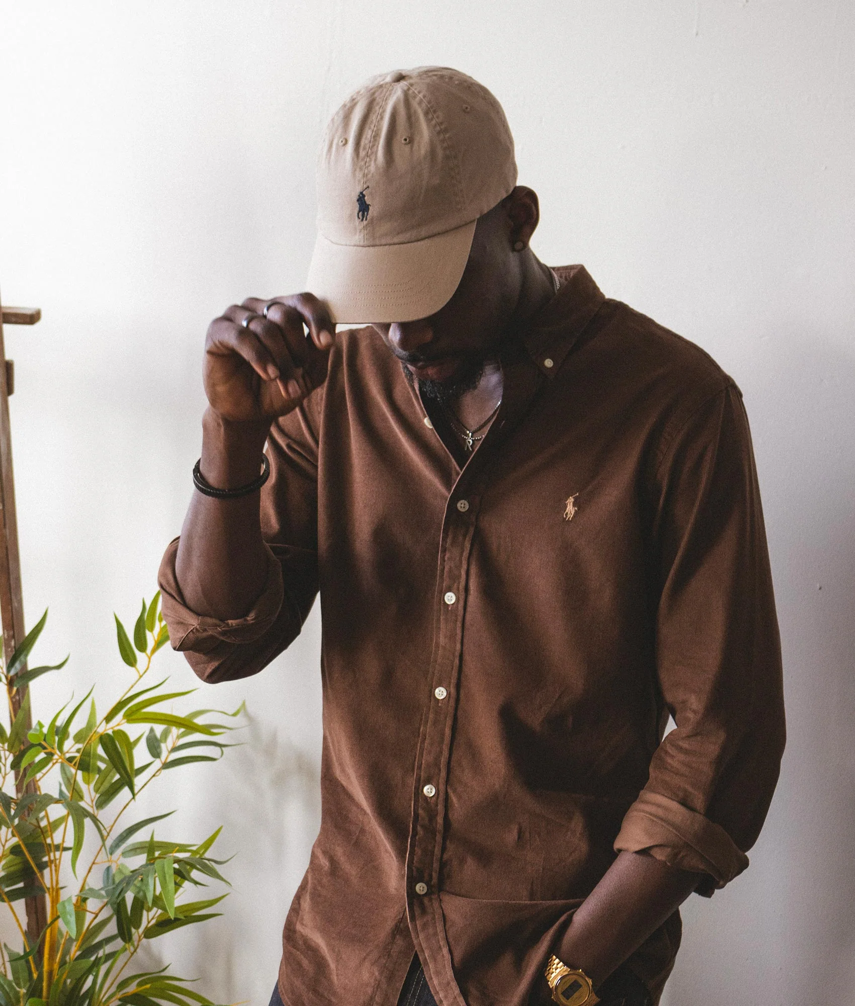 Cotton Chino Baseball Cap - Image 2