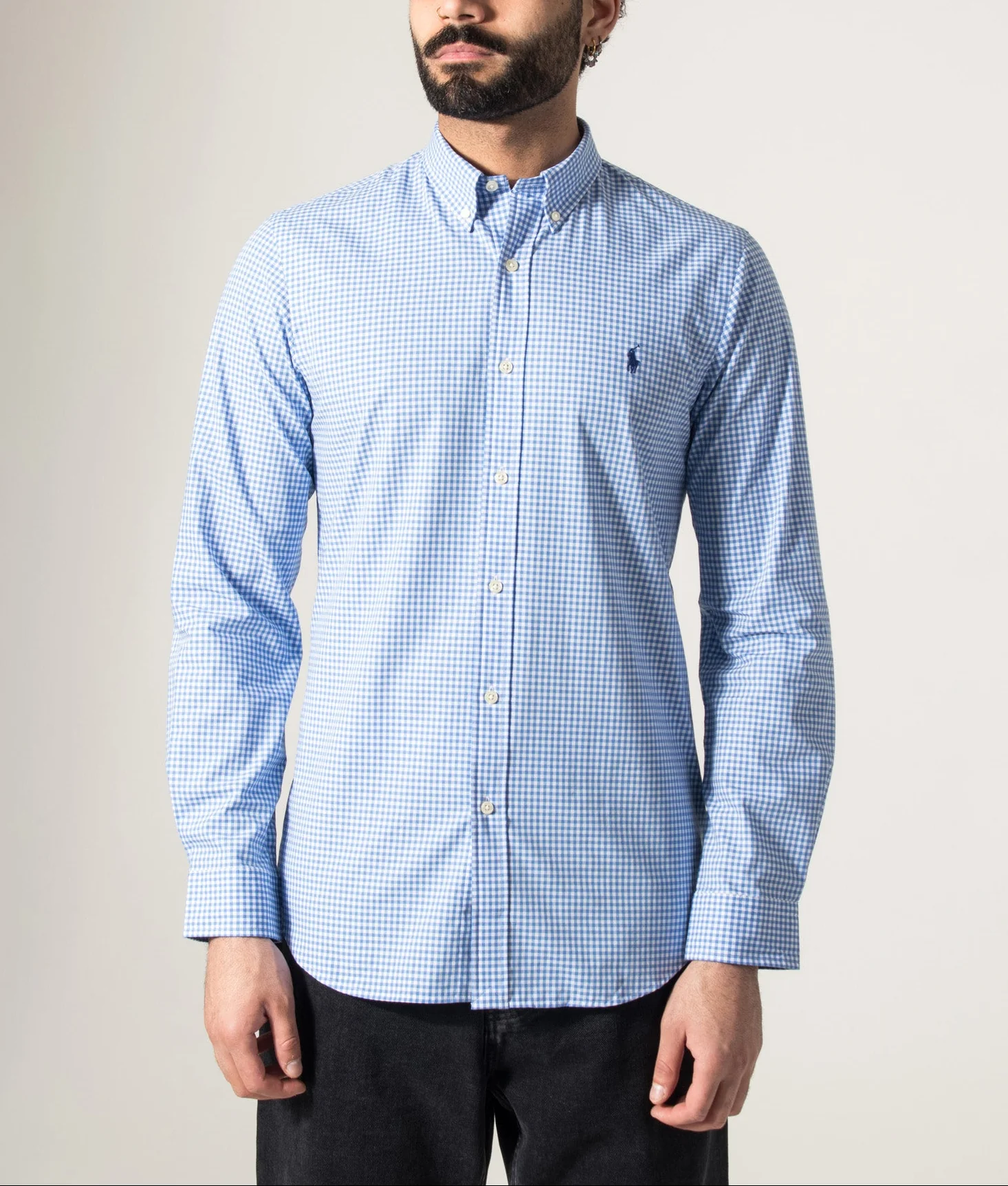 Slim Fit Stretch Poplin Shirt - Image 2