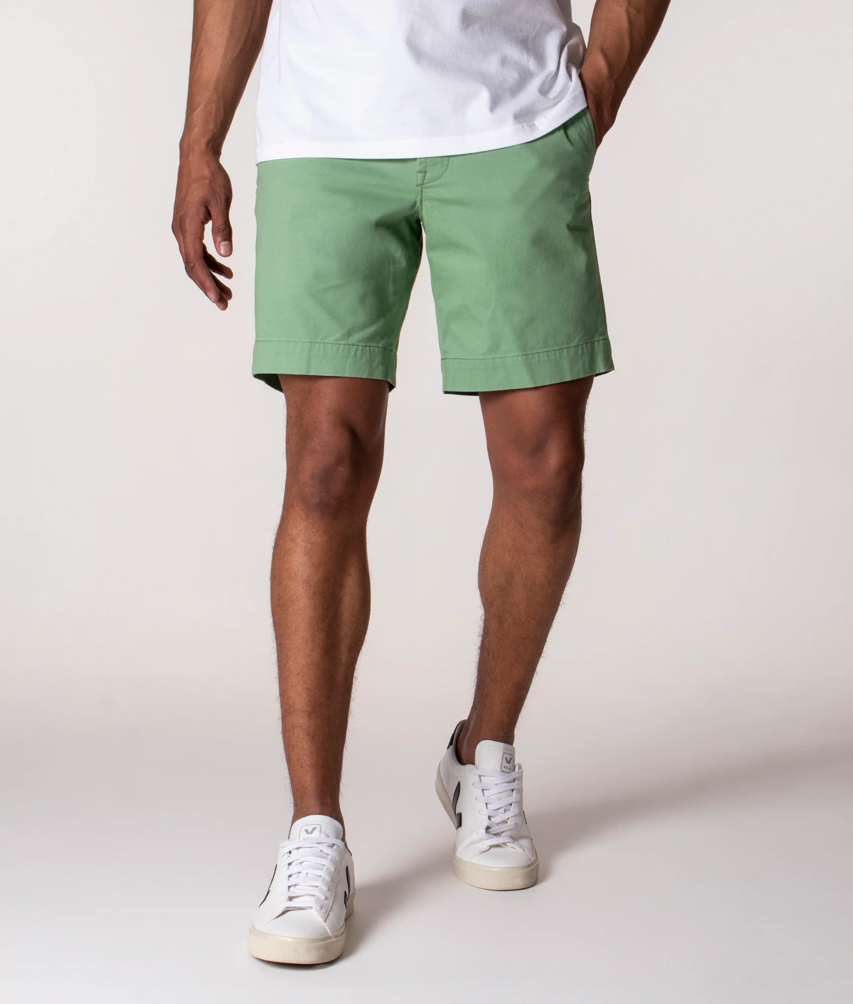 Regular Fit Bedford Stretch Chino Shorts - Image 3
