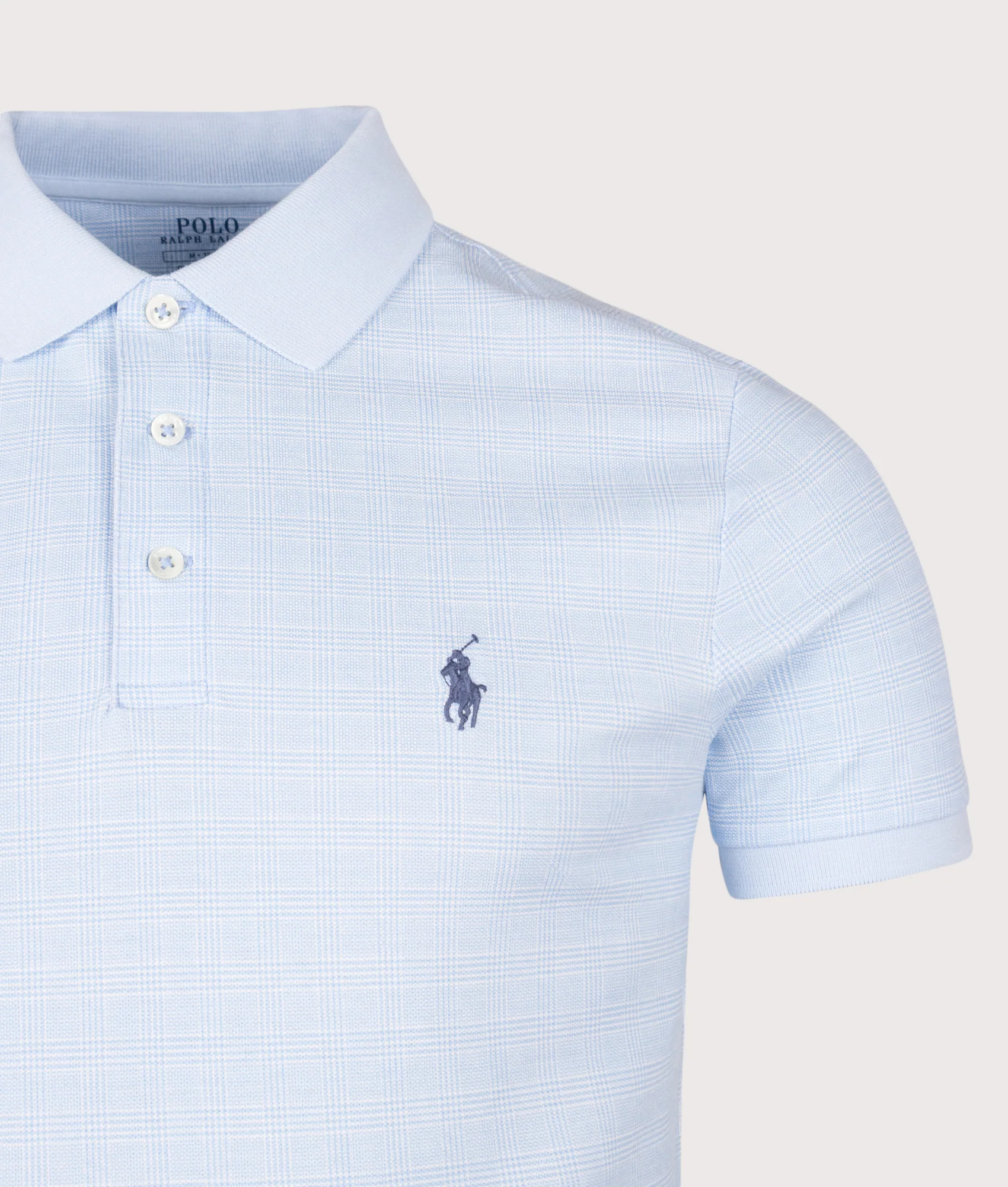 Custom Slim Fit Stretch Mesh Polo Shirt - Image 3