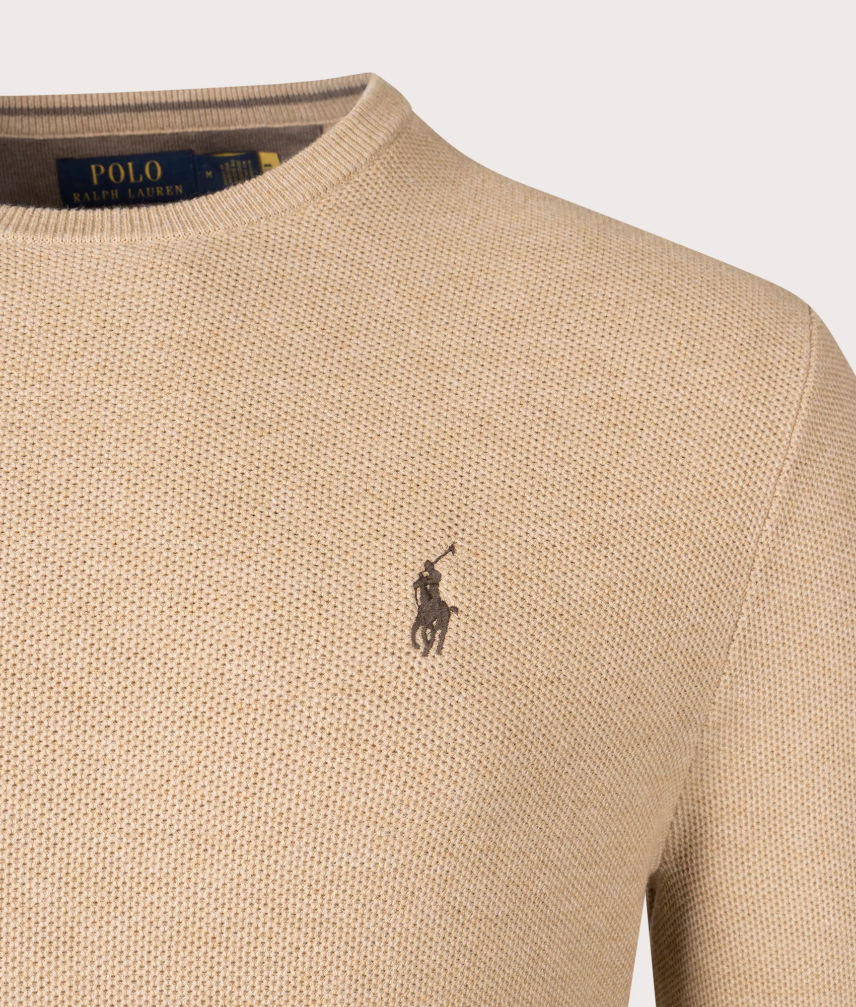 Textured Cotton Mesh Knitted Jumper - Image 2