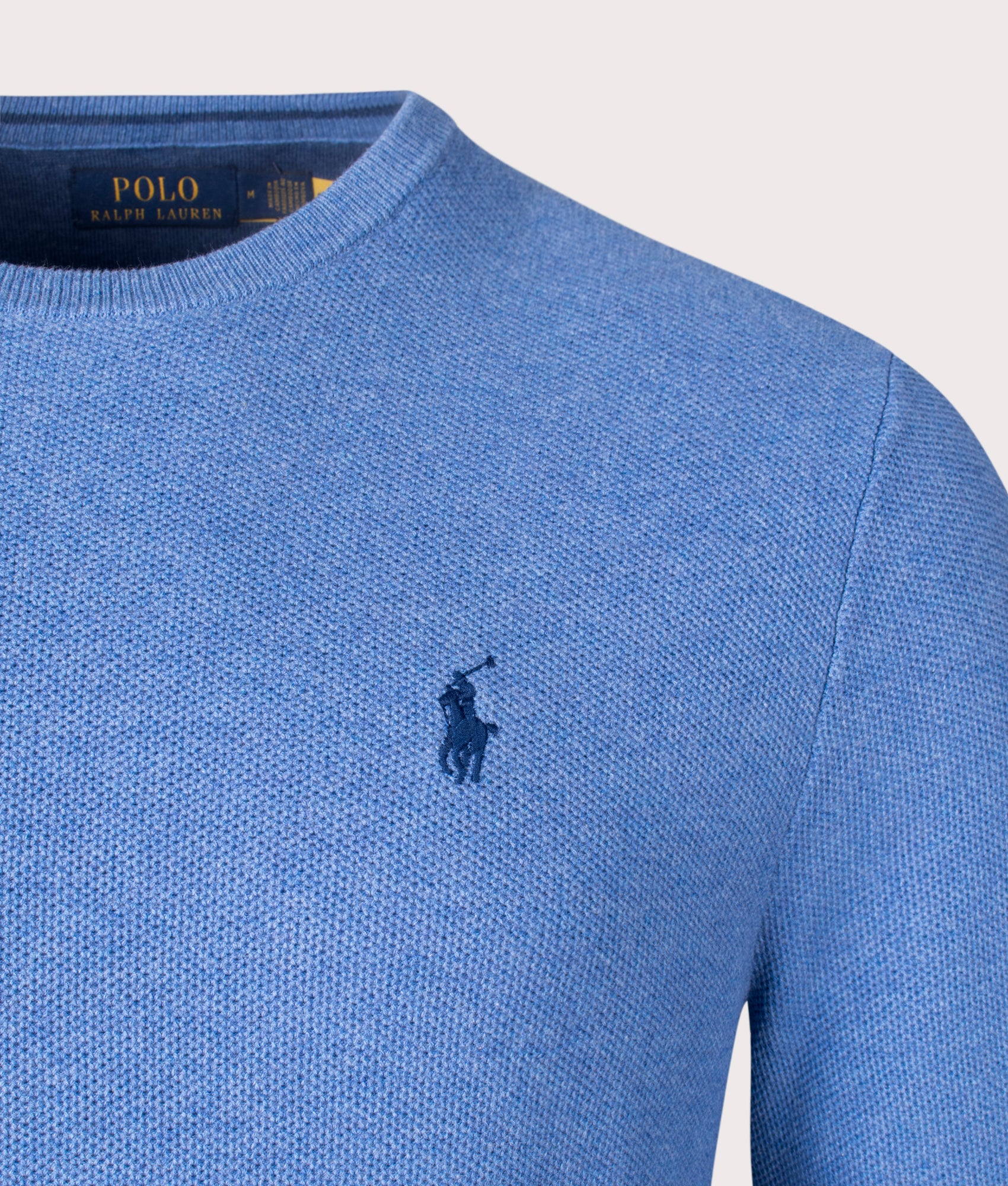 Textured Cotton Mesh Knitted Jumper - Image 2